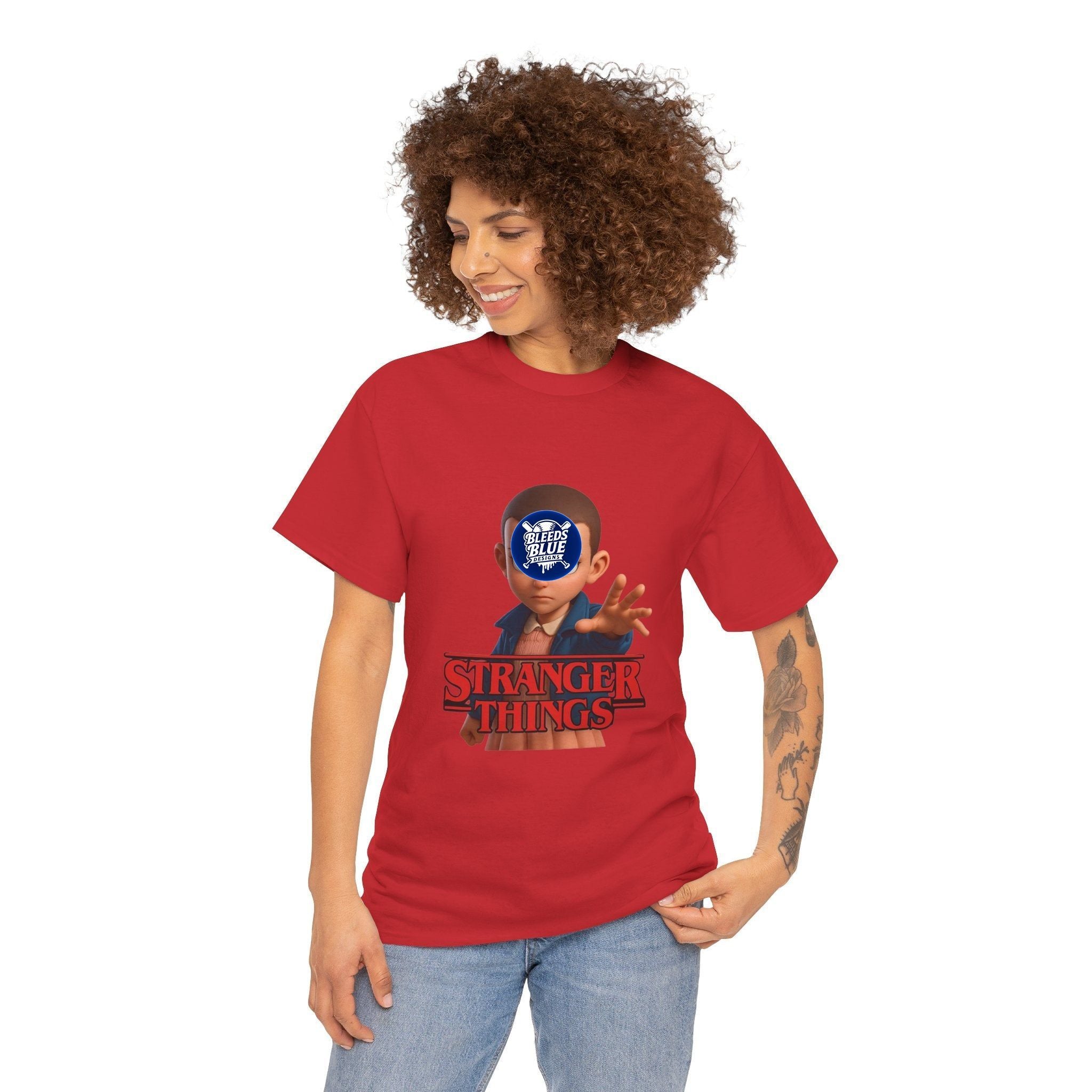 Stranger Things El Tee Shirt - Unisex Heavy Cotton Casual Fit