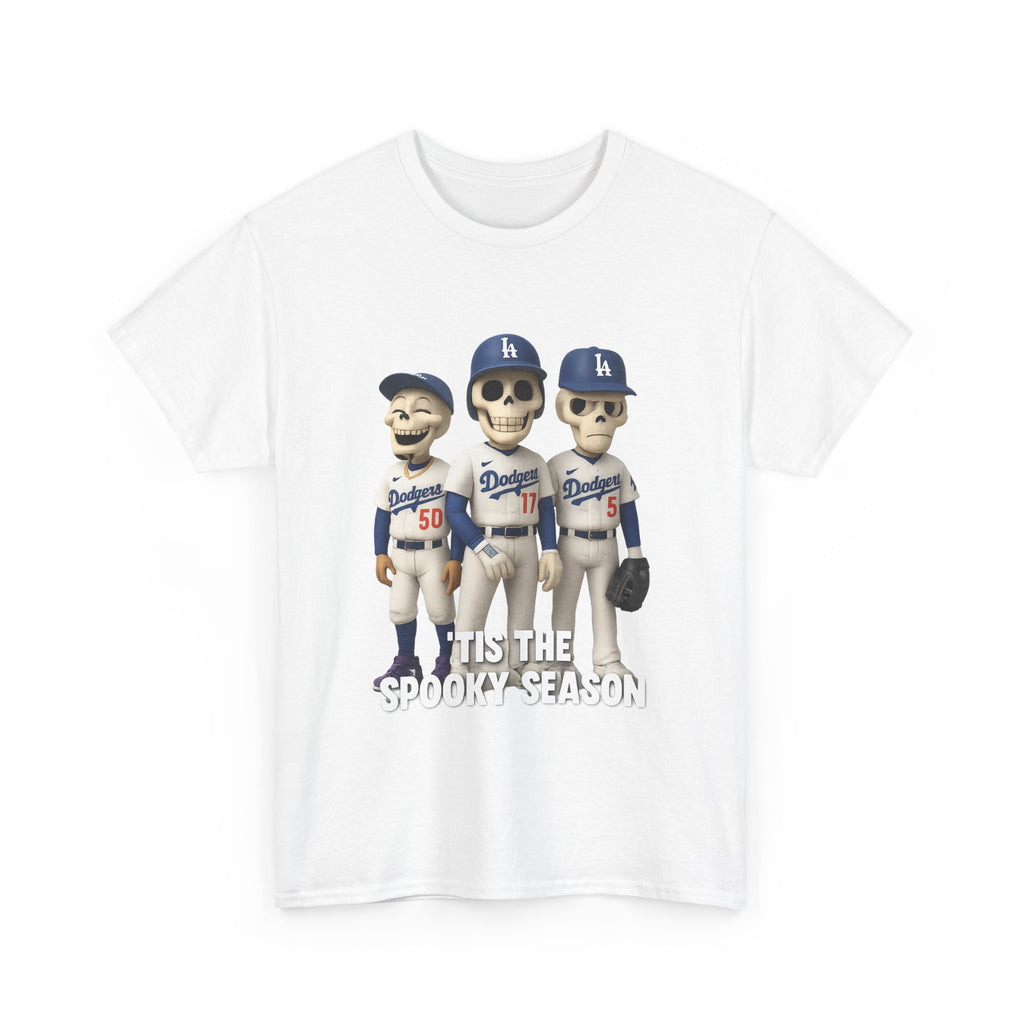 Tis the Spooky Season Trio Tee Shirt - Unisex Heavy Cotton Tee Casual Fit