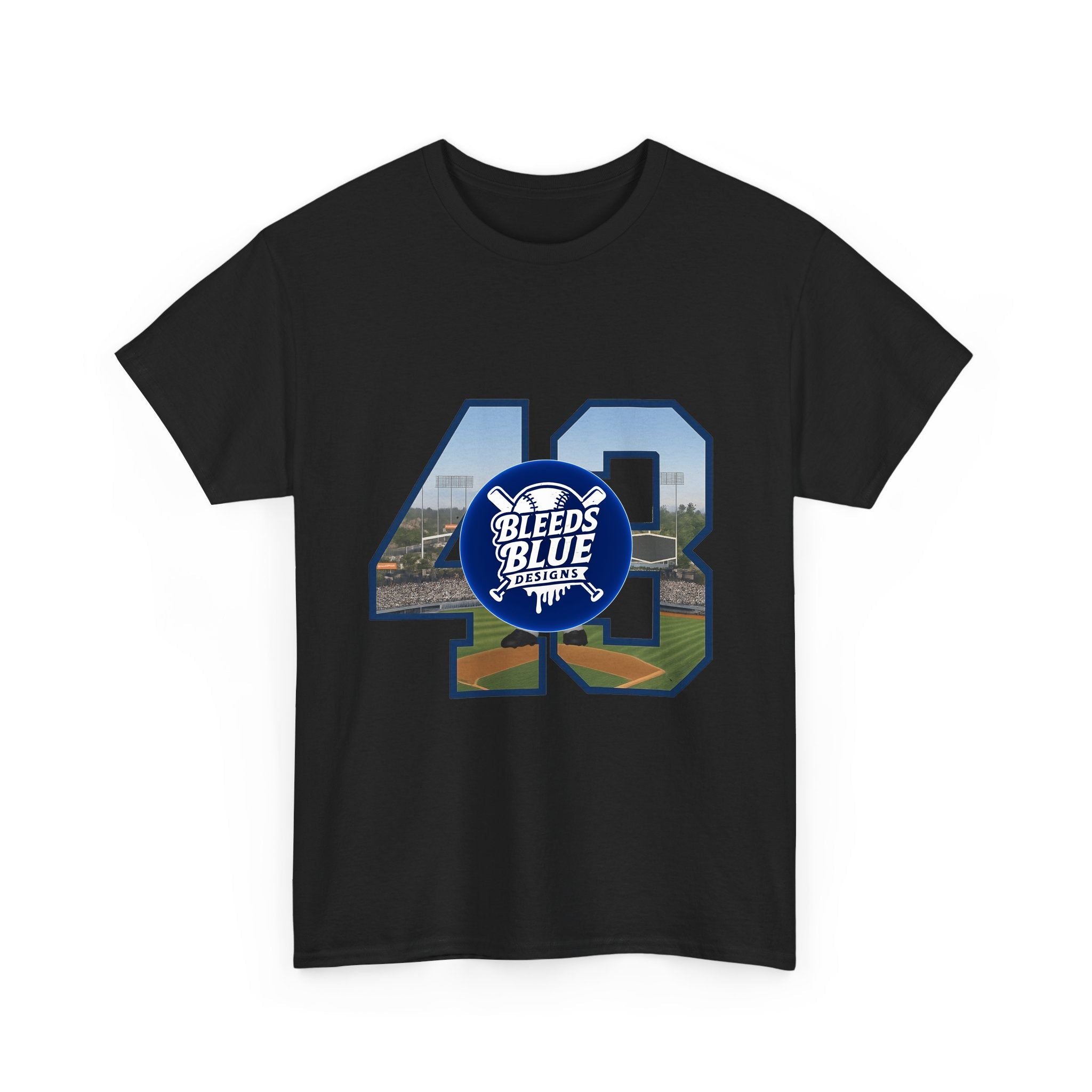 Banda Number 43 with a Funko Style Figurine Tee Shirt - Unisex Heavy Cotton Casual Fit