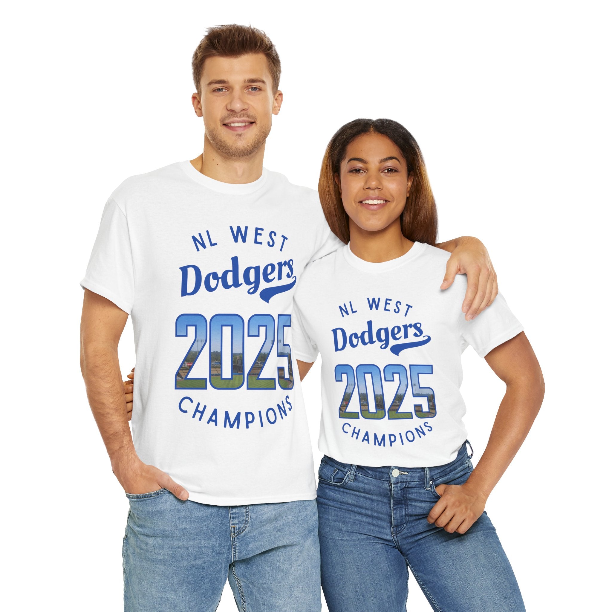 2025 NL West Champs Los Angeles Dodgers Tee Shirt