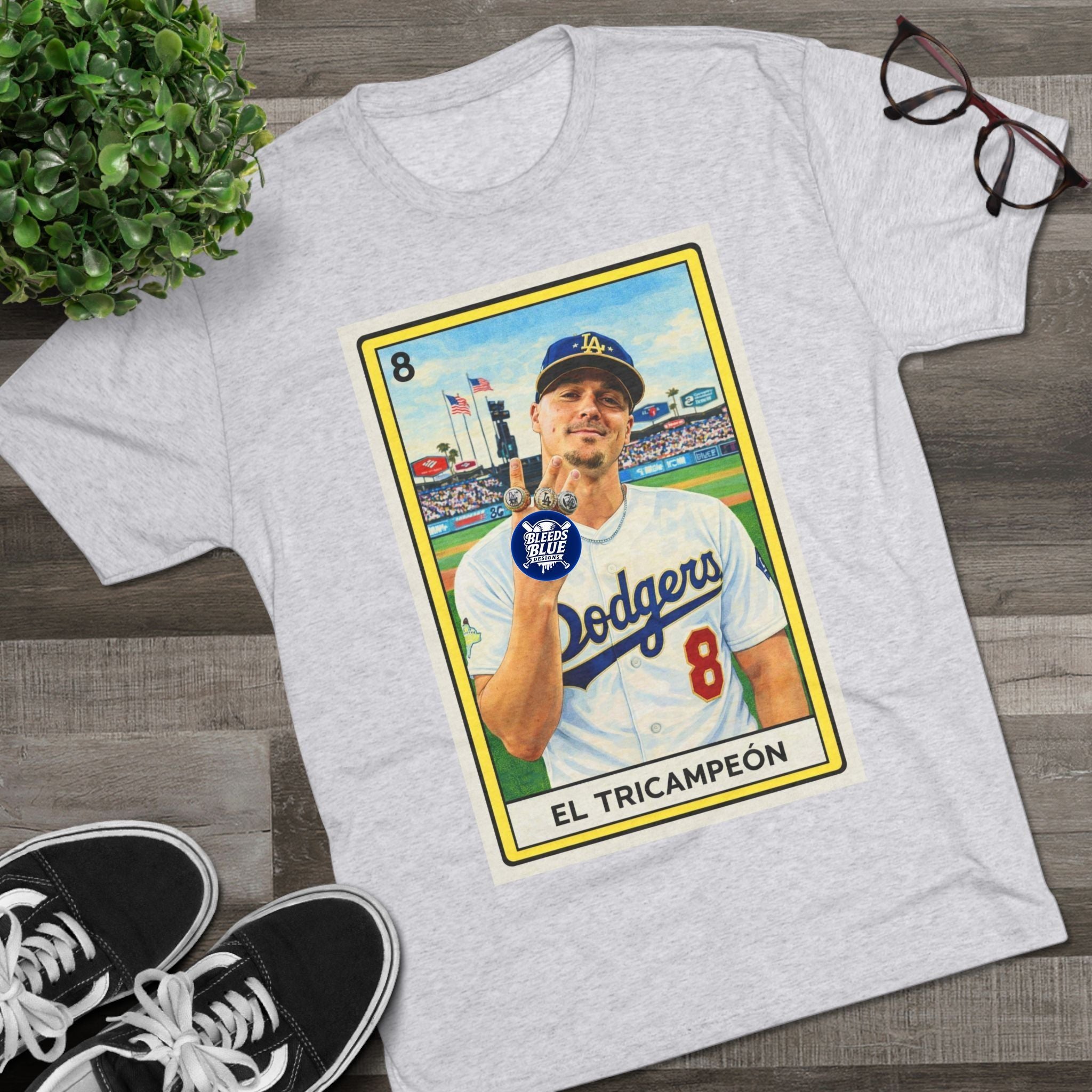 El Tricampeón Lotería Card Tee — Mexican Champion Shirt