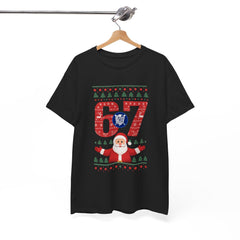 Holiday Santa 6 7 Tee Shirt - Unisex Heavy Cotton Casual Fit