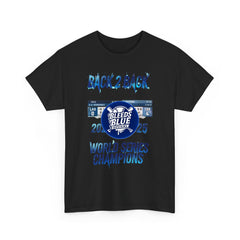 Back 2 Back Champions Tee Shirt - Unisex Heavy Cotton Casual Fit