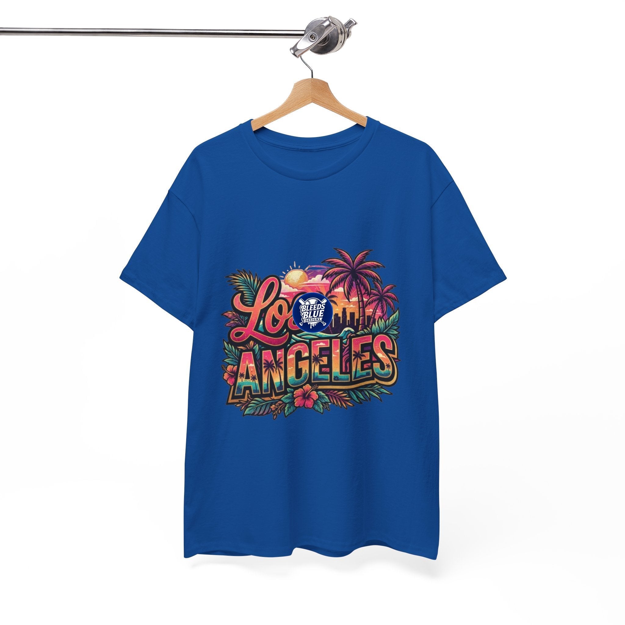 Los Angeles Vintage Sunset Palm Tree Tee