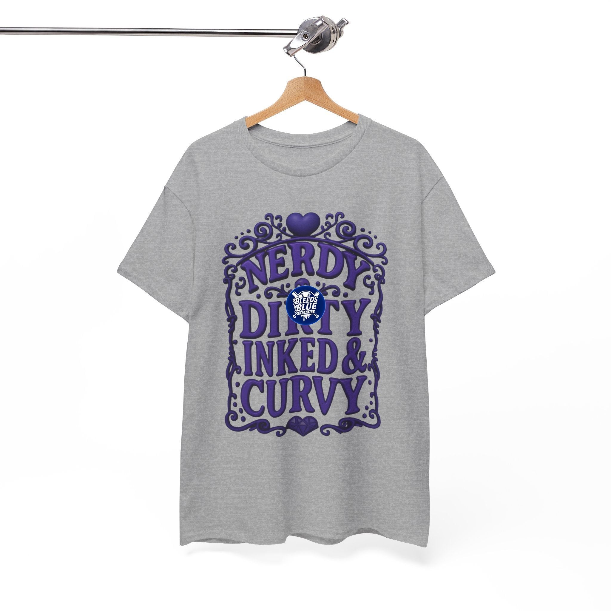 Graphic Tee —Nerdy Dirty Inked & Curvy Feminine Curvy Pride Shirt
