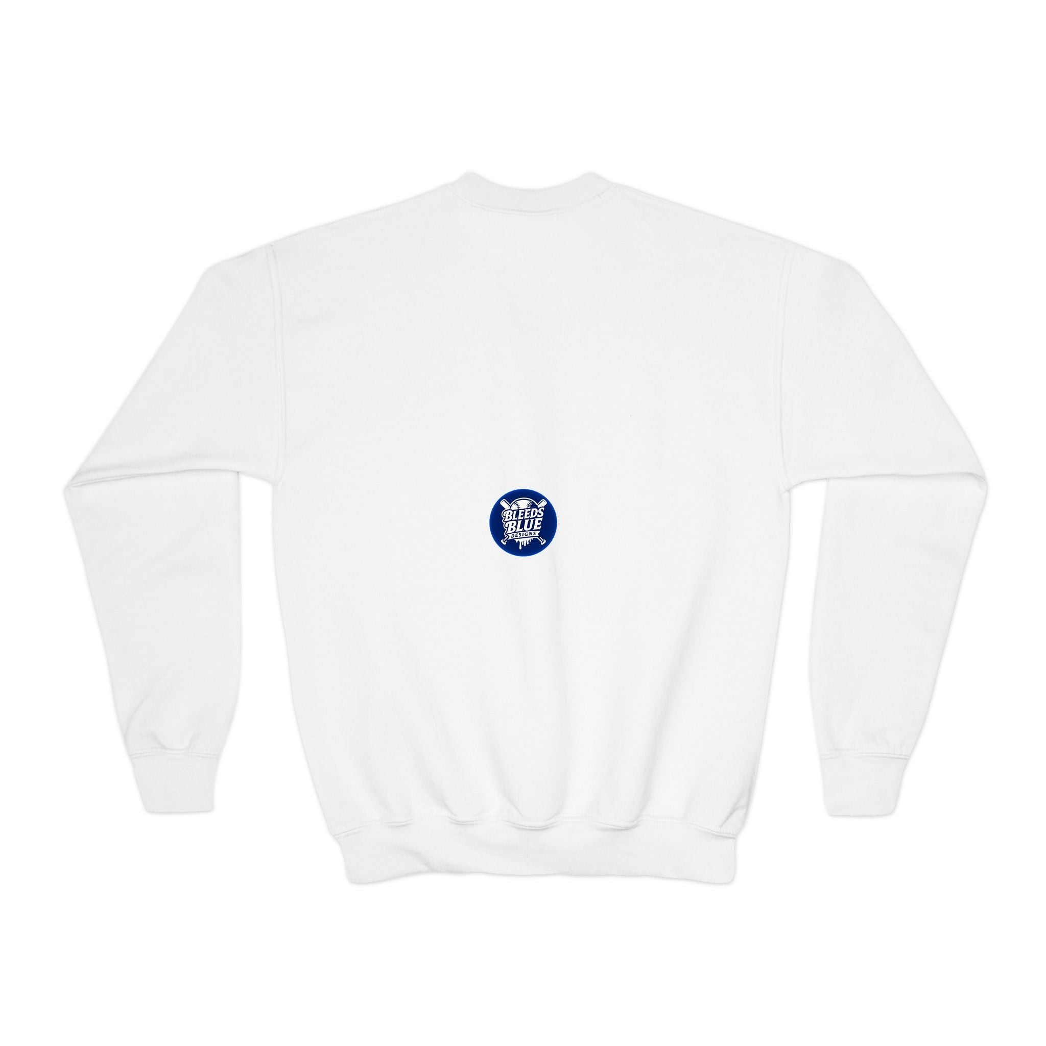 Blue Crew Koala Mascot Sweatshirt — Youth Crewneck Sweatshirt