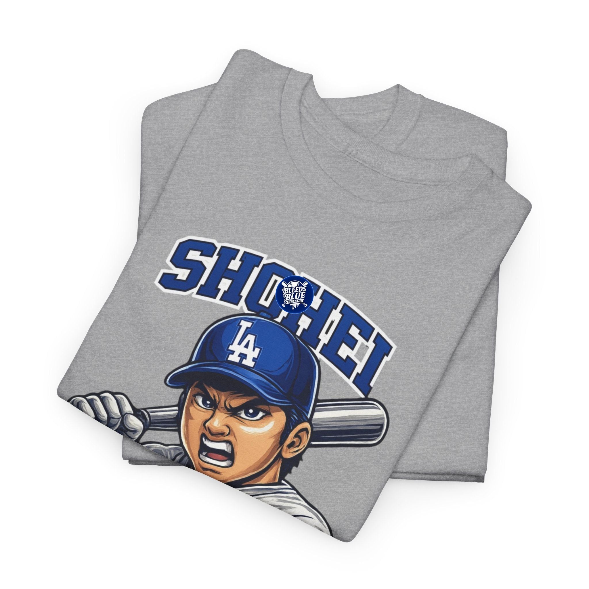 Shohei Ohtani Dodgers Baseball Tee — Player Illustration Jersey Top