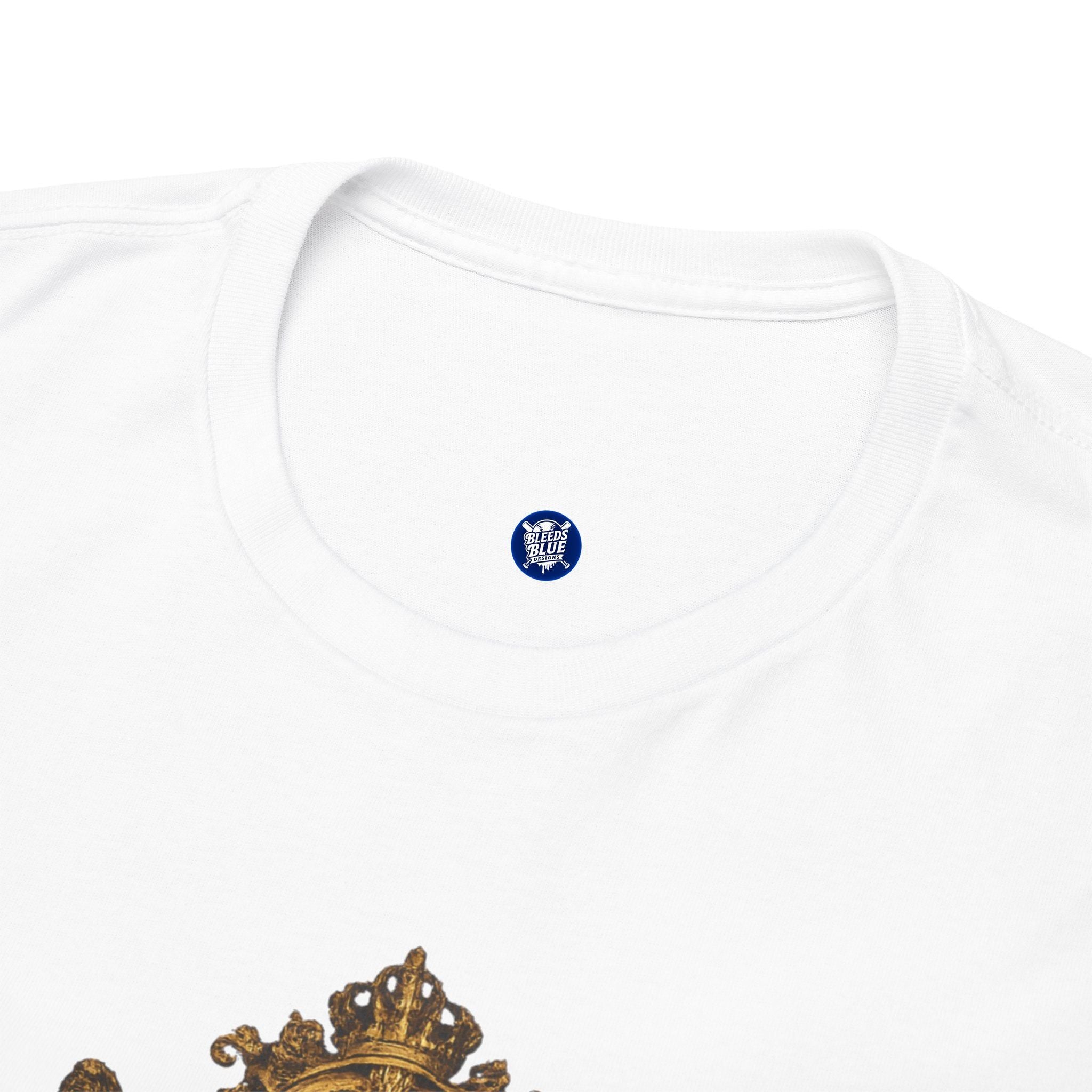Kershaw Baseball Throne T-Shirt — Player on Throne Graphic Tee