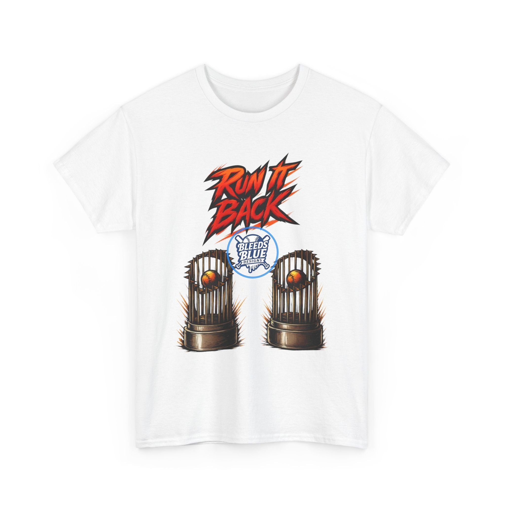 Run It Back Championship Tee Shirt - Unisex Heavy Cotton Casual Fit