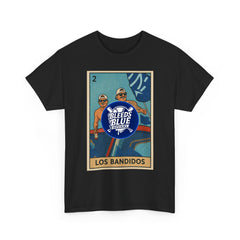 Kike and Banda Los Bandidos Loteria Card Tee Shirt - Unisex Heavy Cotton Casual Fit