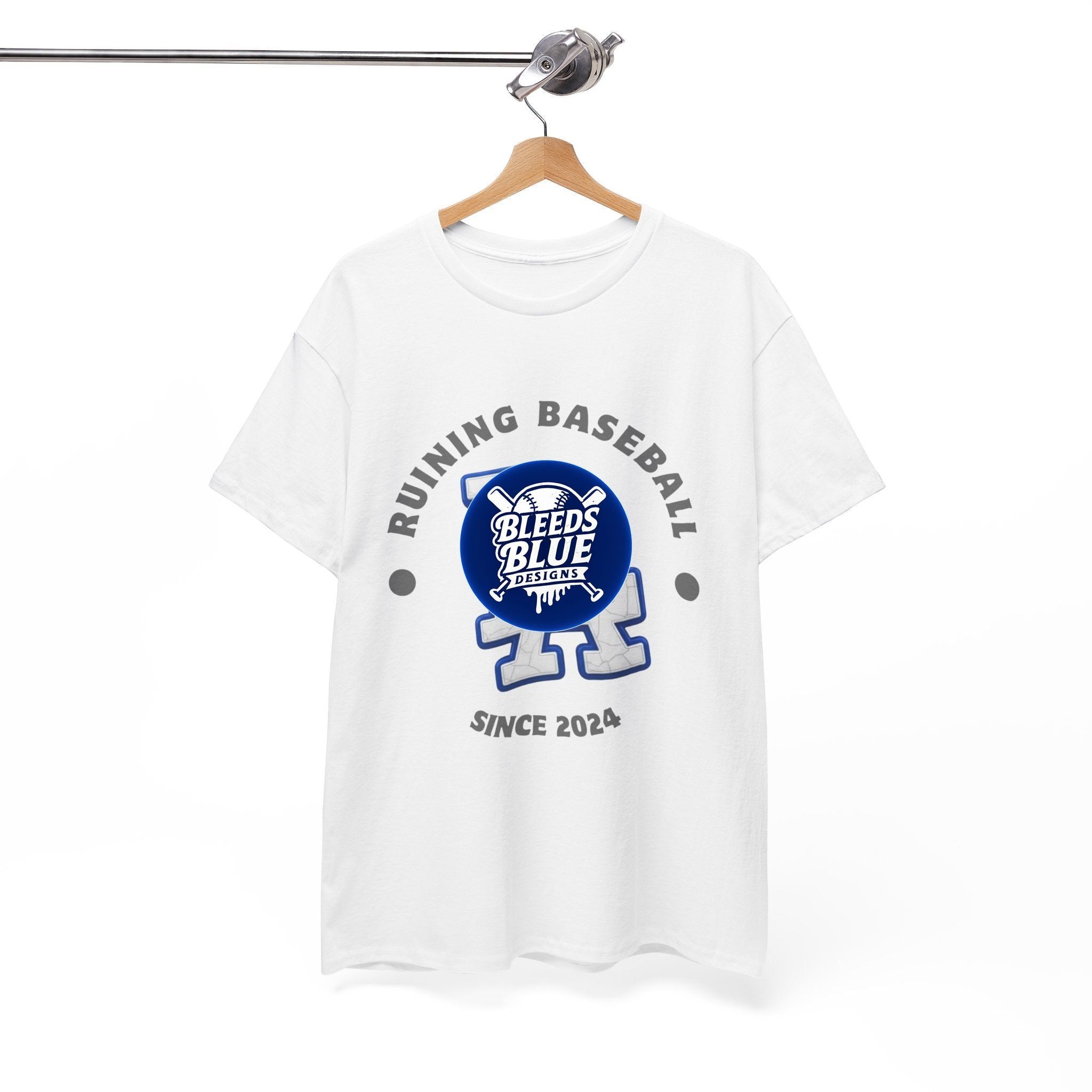 Ruining Baseball Since 2024 Tee Shirt - Unisex Heavy Cotton Casual Fit