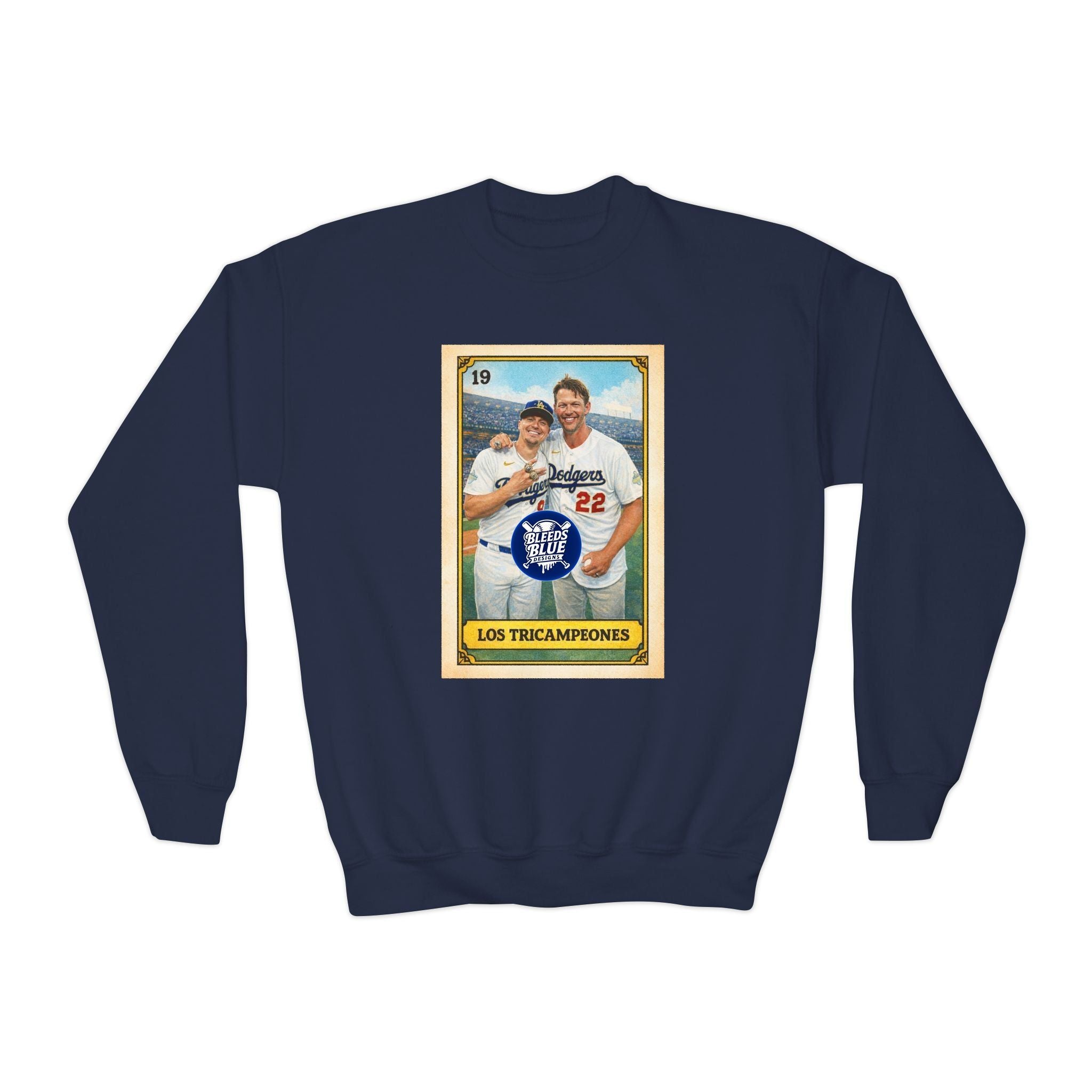 Los Tricampeones Loteria Card - Youth Crewneck Sweatshirt
