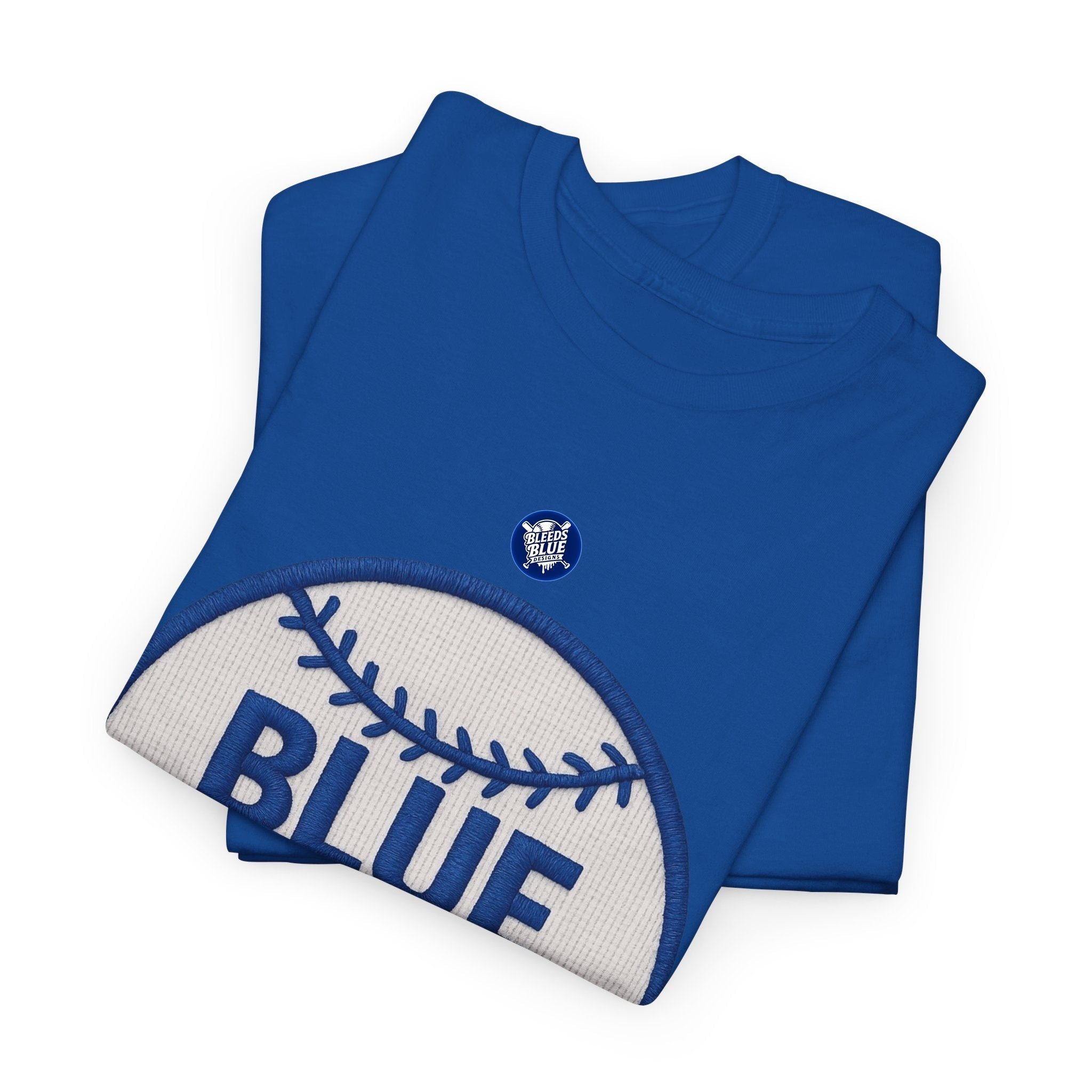 Blue Crew Baseball T‑Shirt — Vintage Style Team Tee
