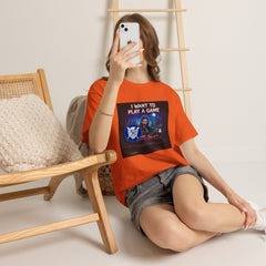 Halloween I Want to Play a Game Ghostface Retro Arcade Spooky Season T-Shirt