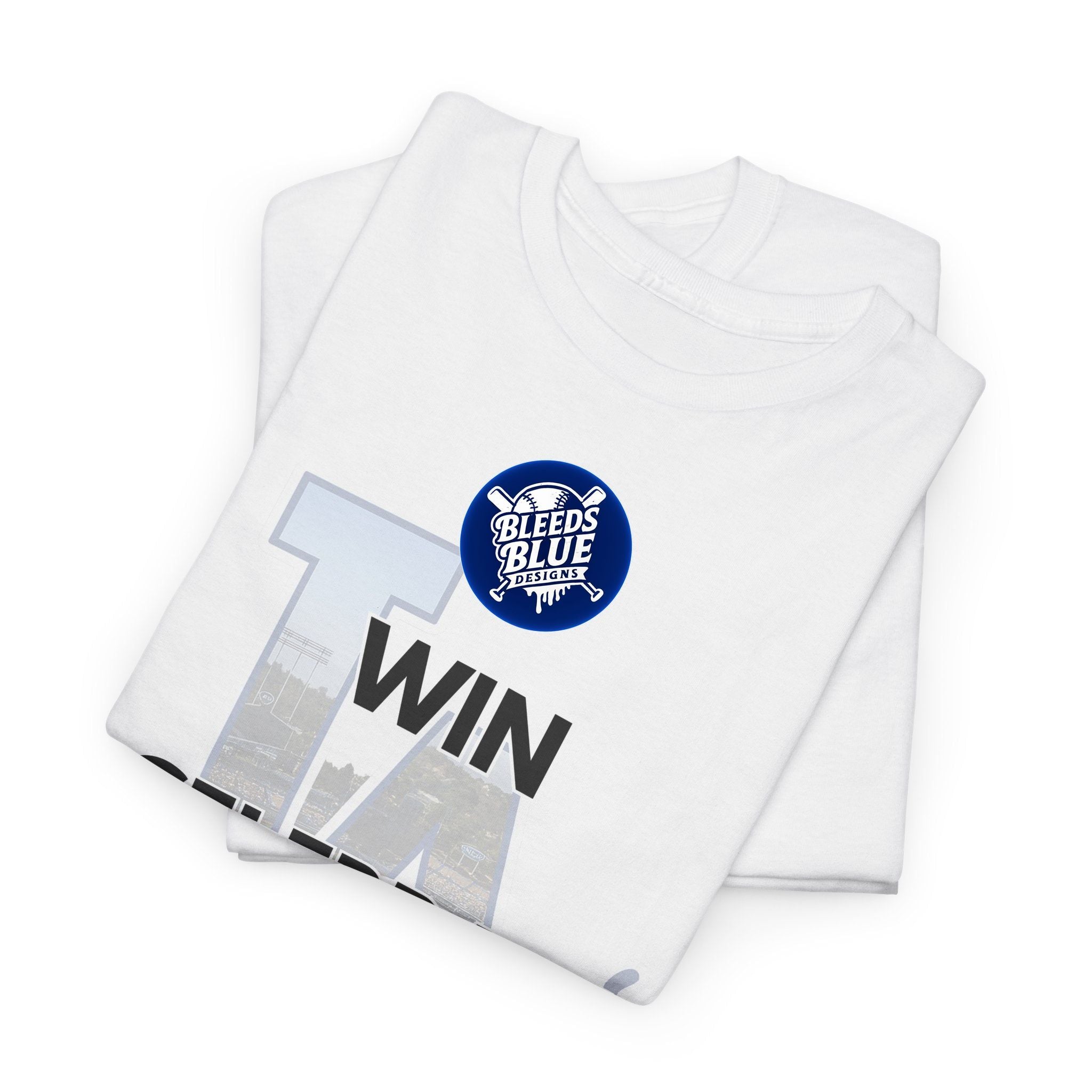Los Angeles Dodgers Win Celebrate Repeat Tee Shirt - Unisex Heavy Cotton Casual Fit