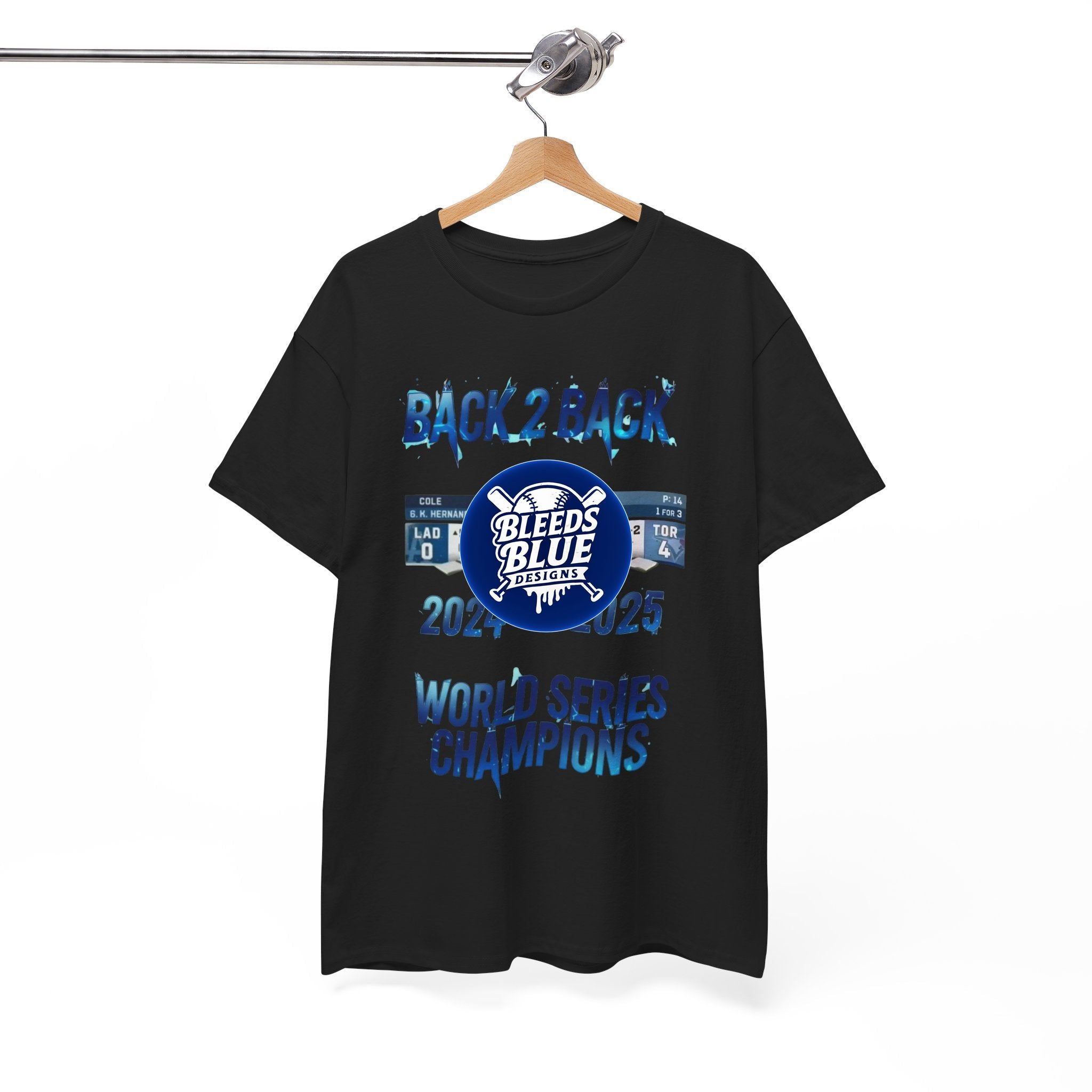 Back 2 Back Champions Tee Shirt - Unisex Heavy Cotton Casual Fit