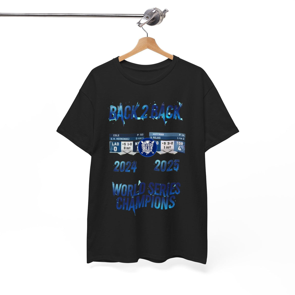 Back 2 Back Champions Tee Shirt - Unisex Heavy Cotton Casual Fit