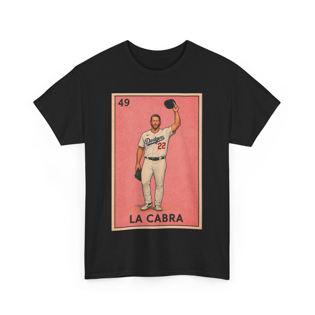 Kershaw La Cabra Loteria Card Tee Shirt - Unisex Heavy Cotton Tee Casual Fit