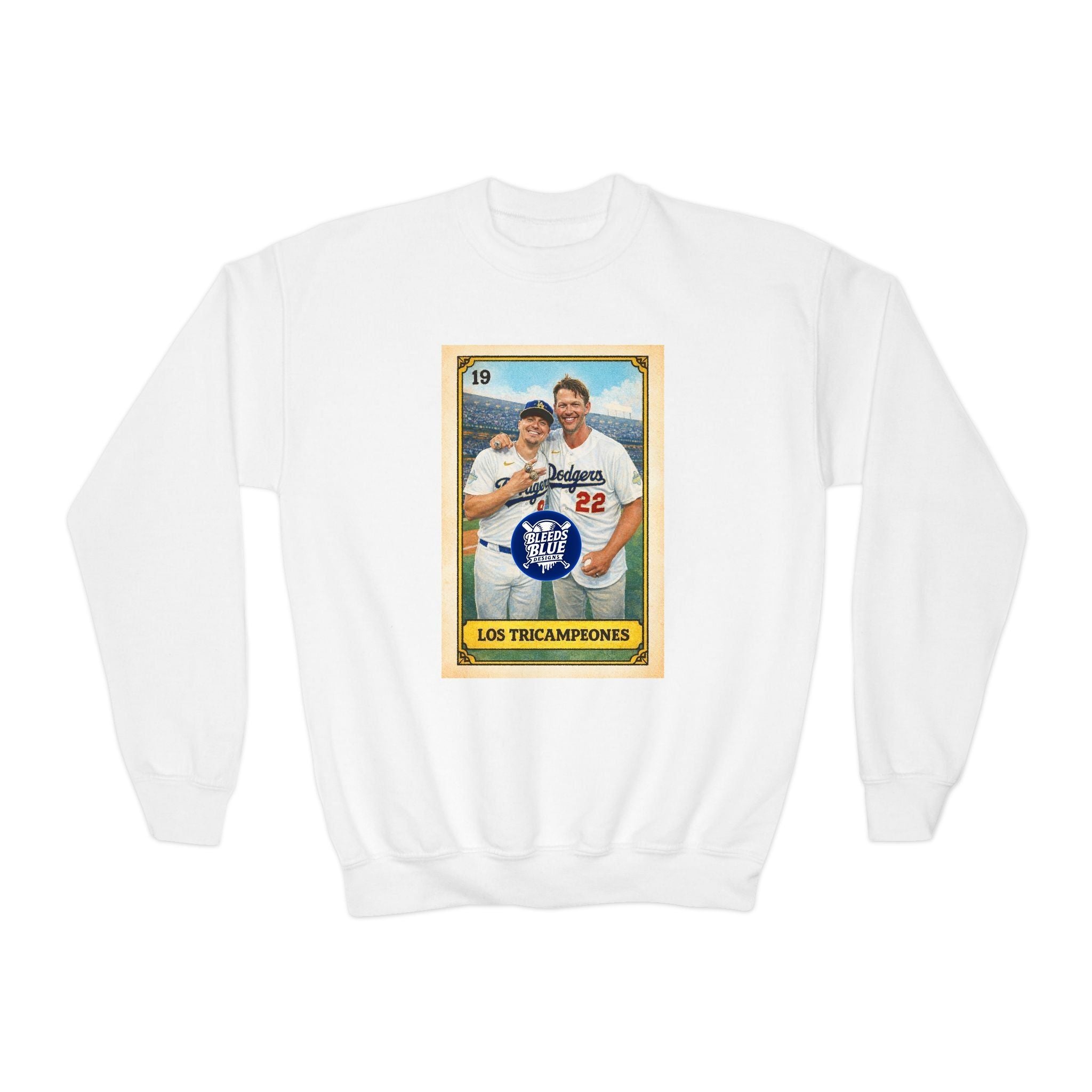 Los Tricampeones Loteria Card - Youth Crewneck Sweatshirt