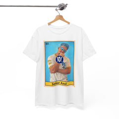 Baseball Card Tee — "Señor Azul" Vintage Player Graphic Shirt