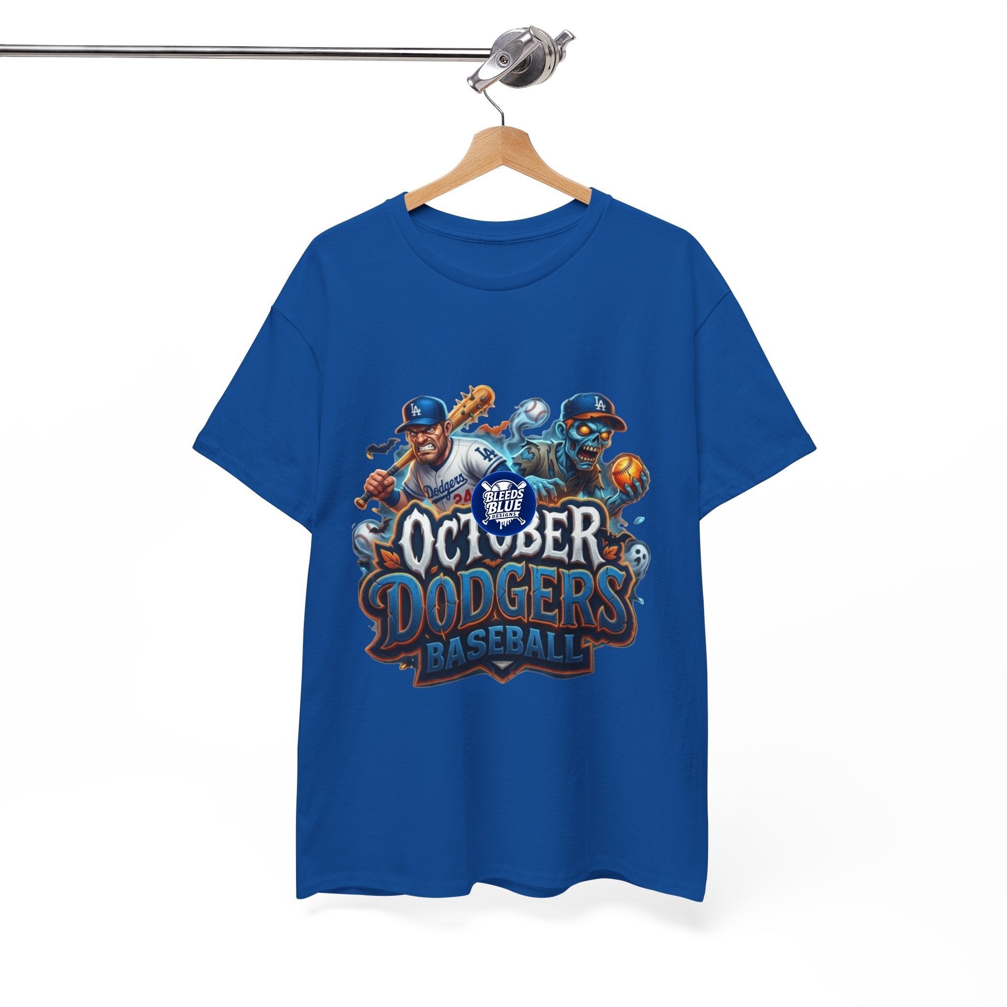 October Playoff Spirit Dodgers Baseball T-Shirt