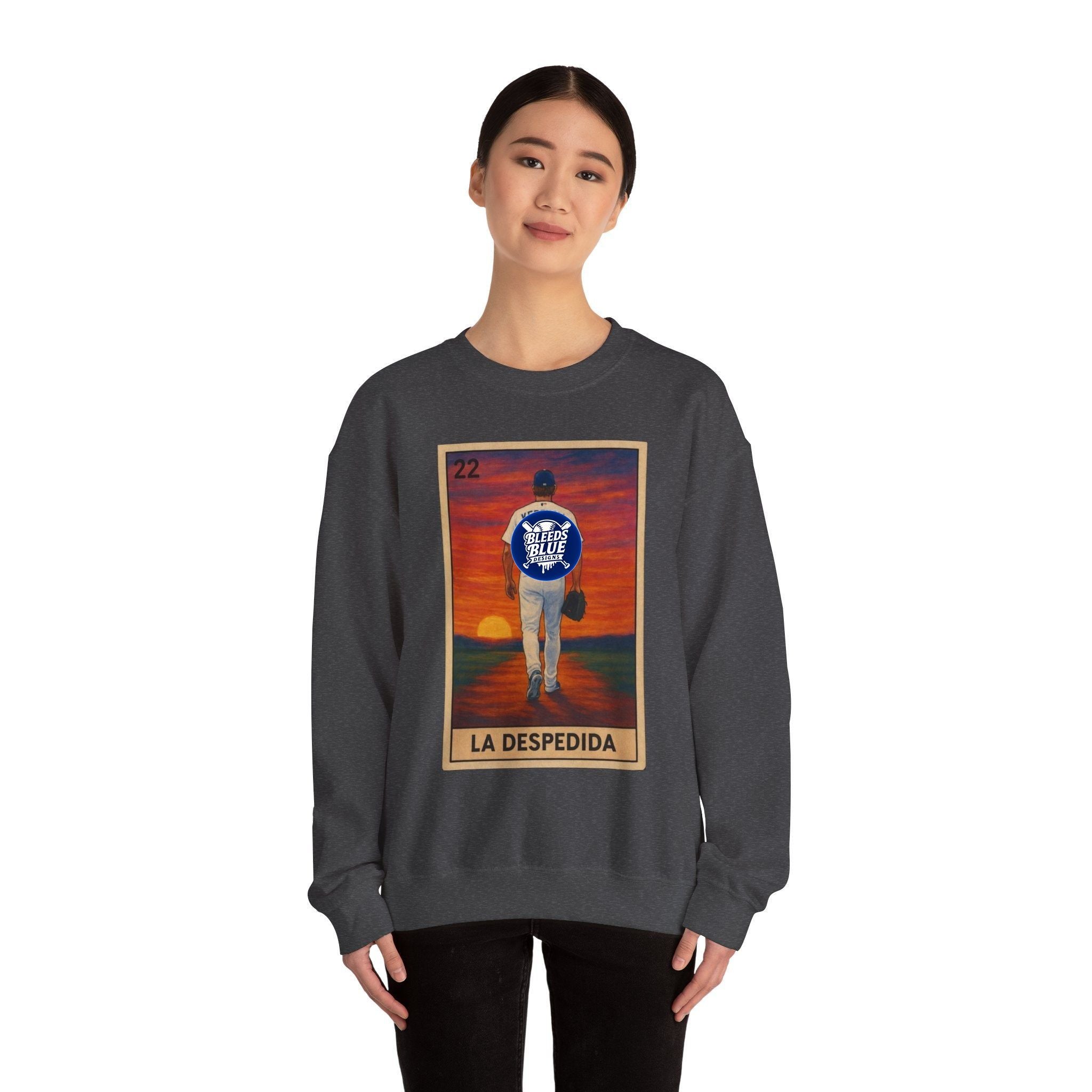 Kershaw "La Despedida" Loteria Card Sweatshirt - Unisex Crewneck Casual Streetwear