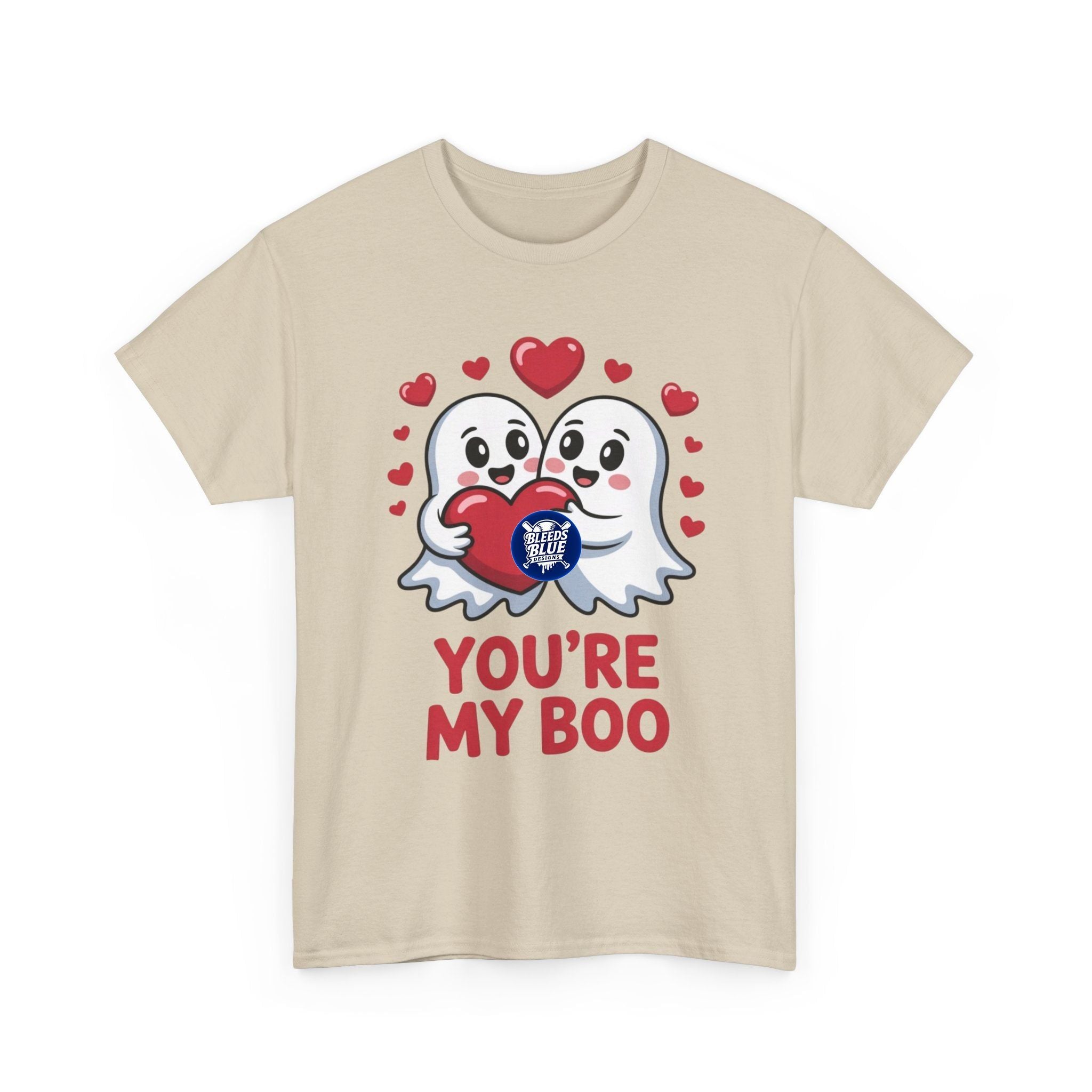 You’re My Boo Valentine Ghost Couple Tee Shirt – Unisex Heavy Cotton Casual Fit