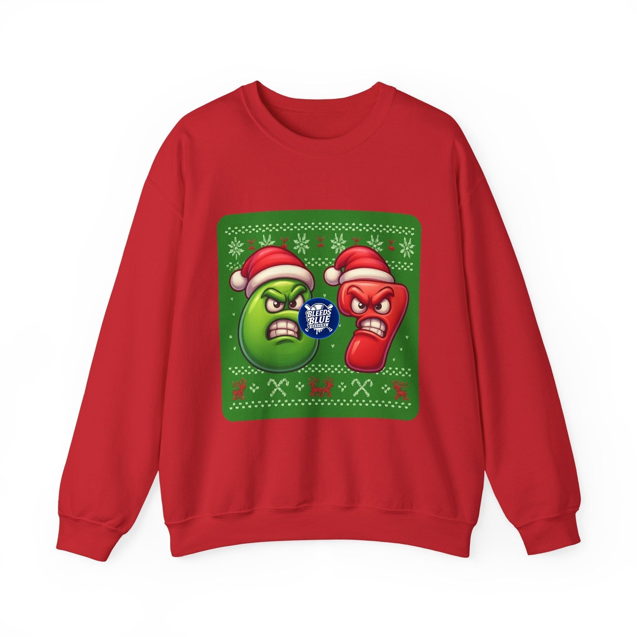 Holiday Ugly Christmas Angry 67 Sweatshirt - Unisex Crewneck Casual Streetwear