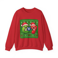 Holiday Ugly Christmas Angry 67 Sweatshirt - Unisex Crewneck Casual Streetwear