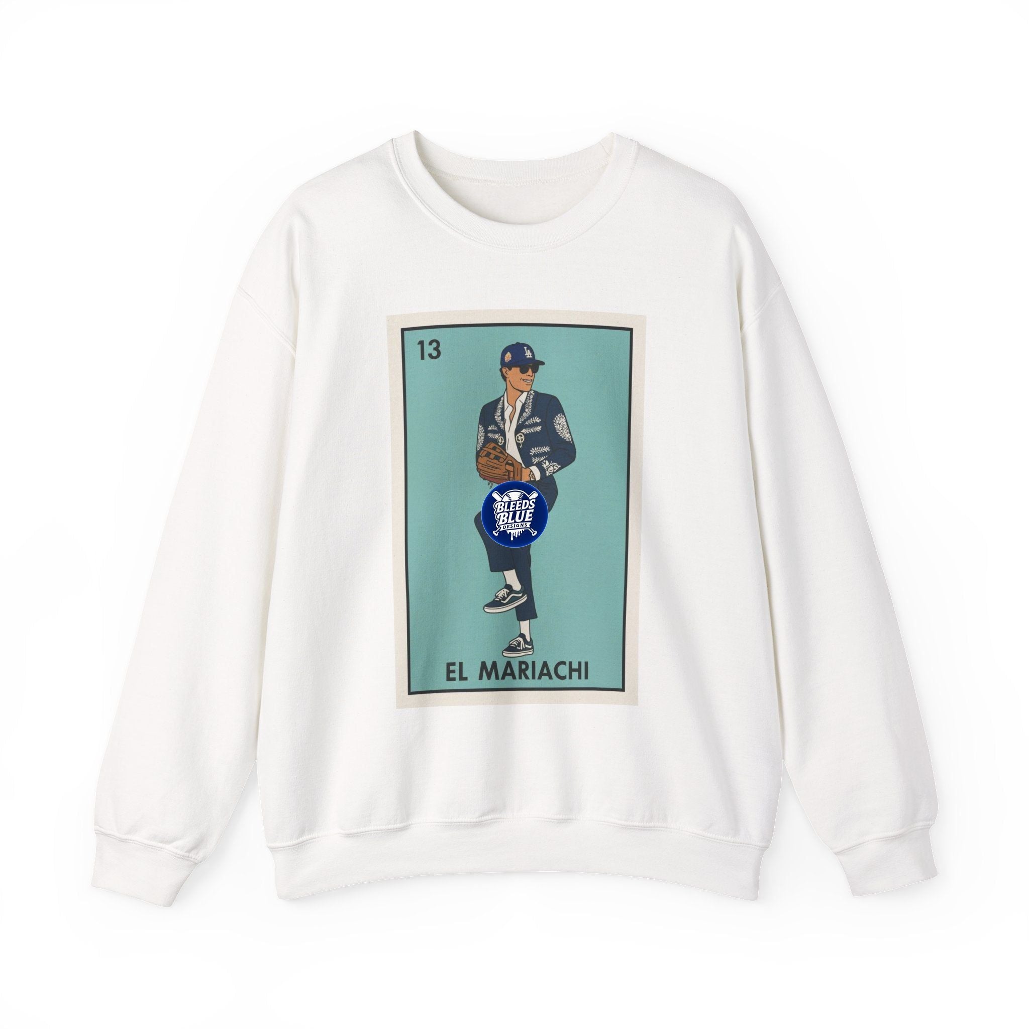 El Mariachi Lotería Card Kelly Team Pride - Adult Crewneck Sweatshirt