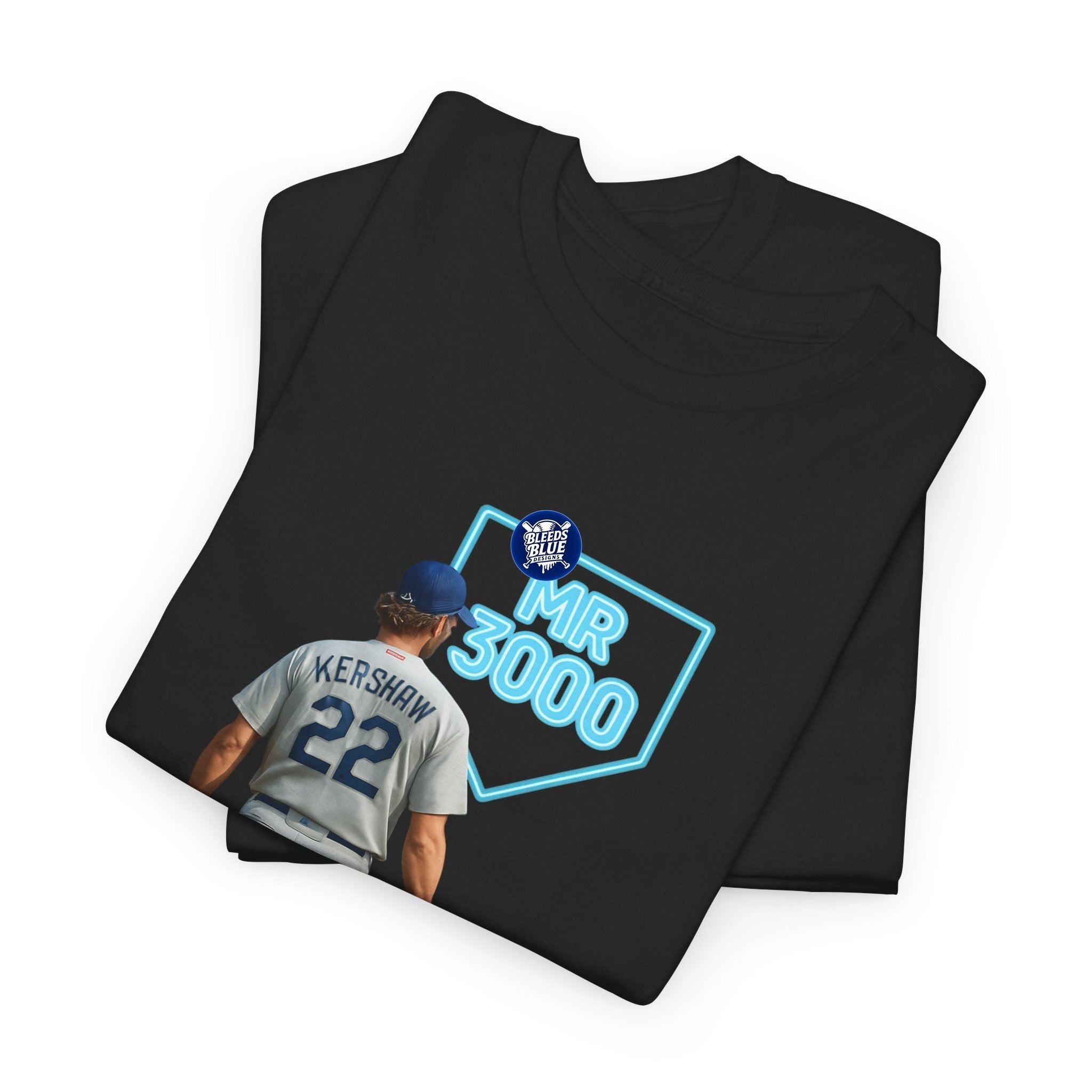 Dodgers Kershaw Mr 3000 K Tee Shirt - Unisex Heavy Cotton Casual Fit