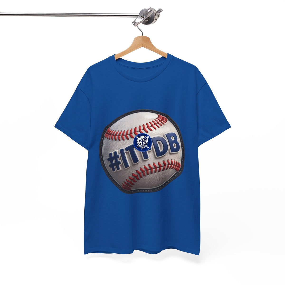Baseball #ITFDB T‑Shirt — Adult Heavy Cotton Casual Fit
