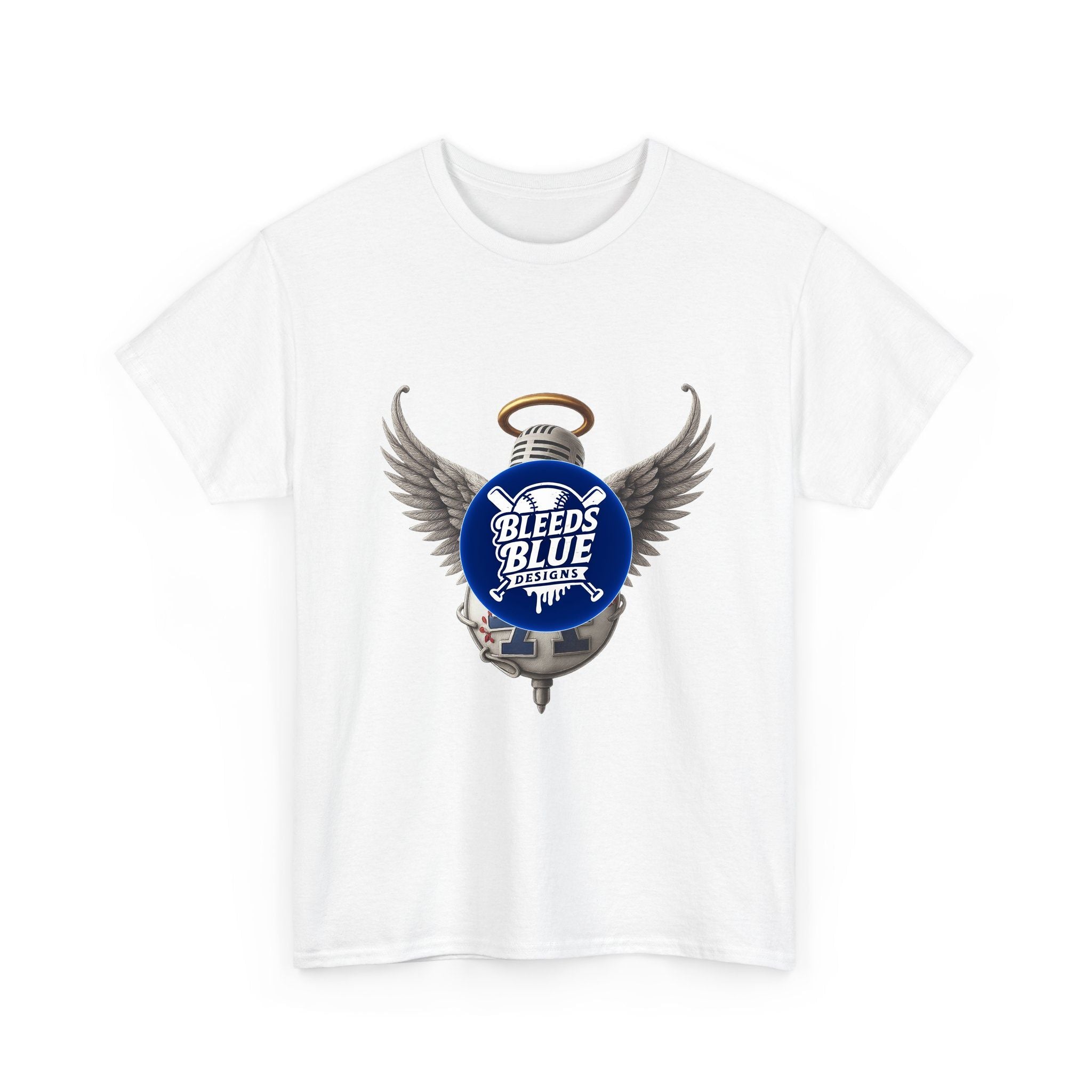 Vin Scully Tribute Tee Shirt - Unisex Heavy Cotton Casual Fit
