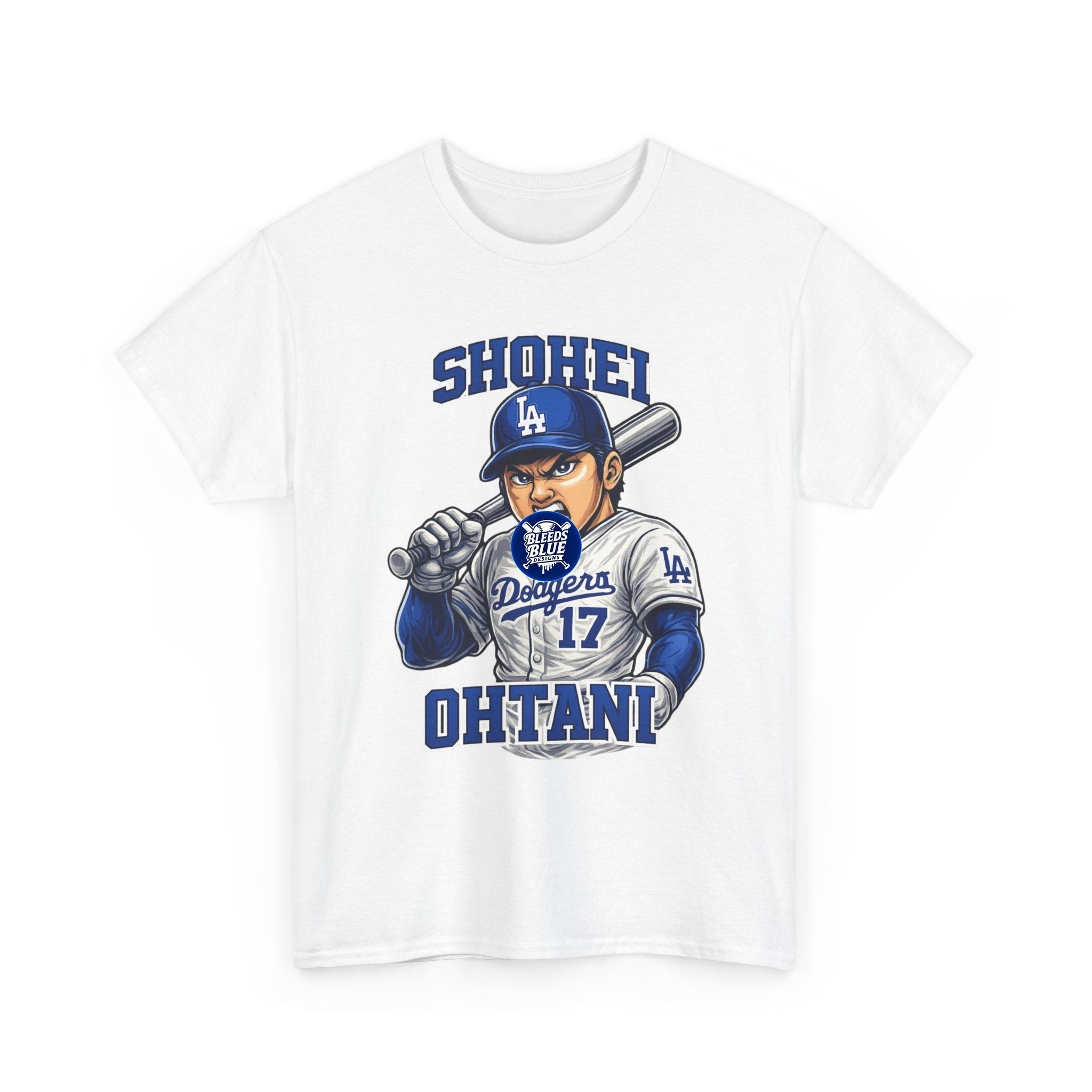 Shohei Ohtani Dodgers Baseball Tee — Player Illustration Jersey Top