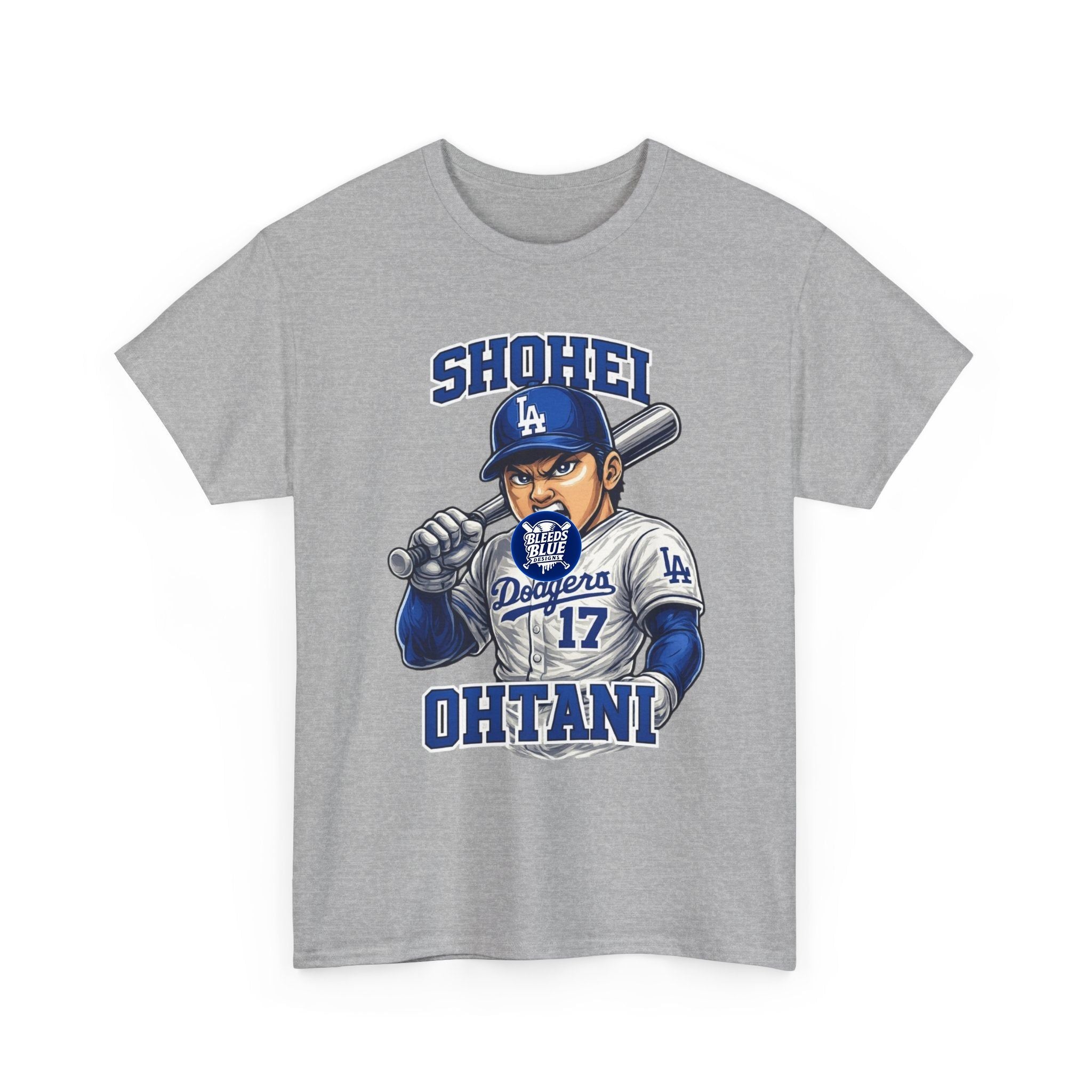 Shohei Ohtani Dodgers Baseball Tee — Player Illustration Jersey Top