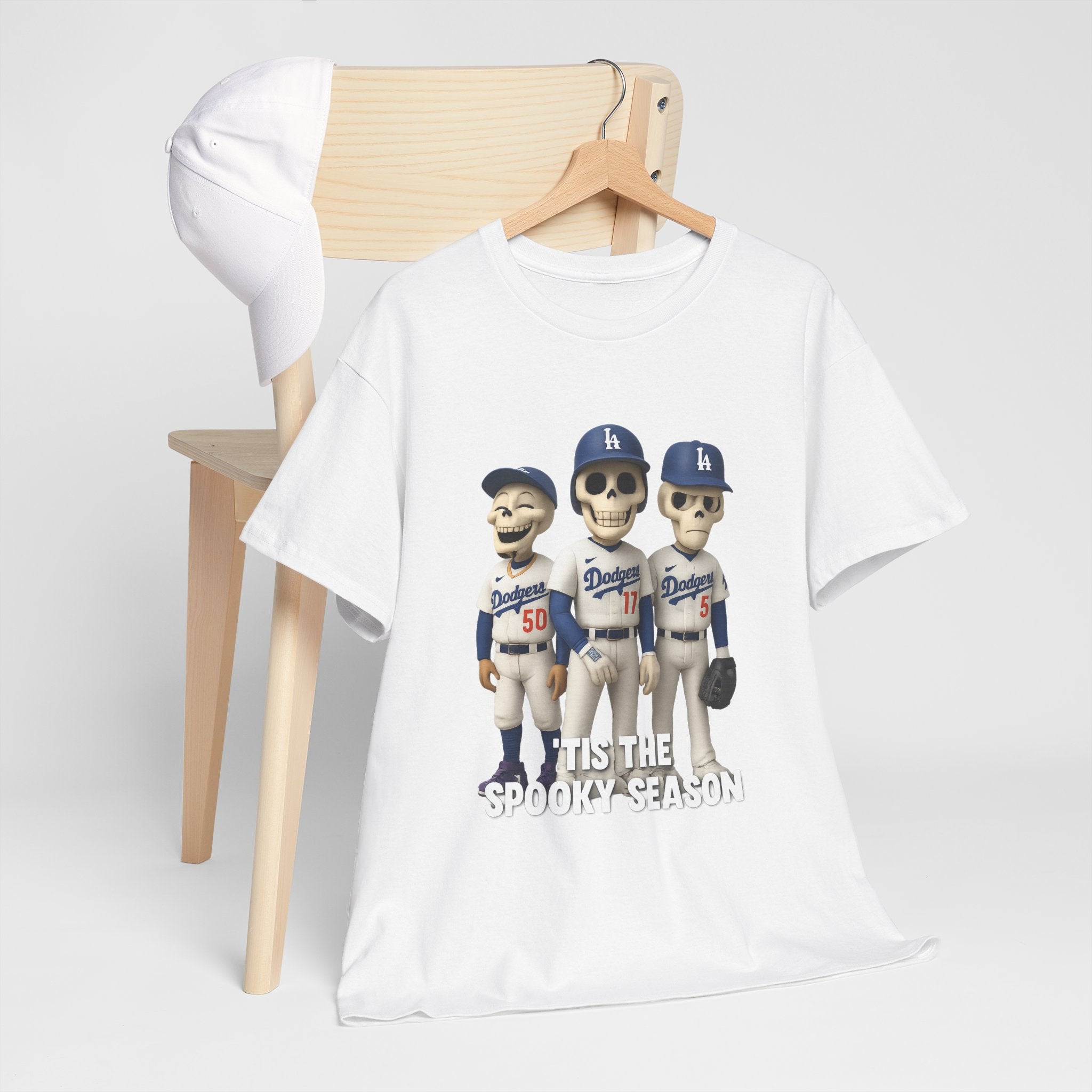 Tis the Spooky Season Trio Tee Shirt - Unisex Heavy Cotton Tee Casual Fit