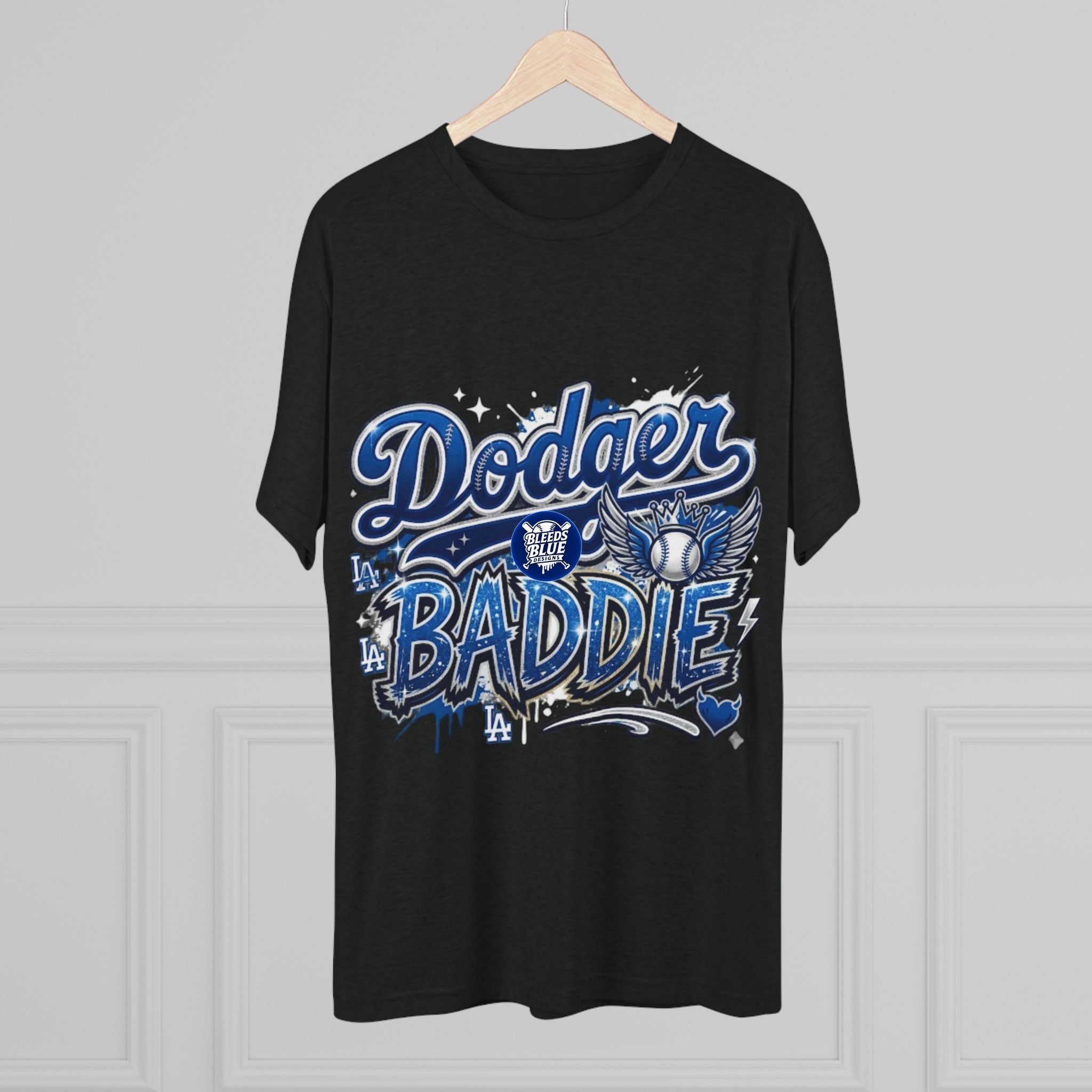 Dodger Baddie Tee - LA Baseball Fan Graphic Shirt