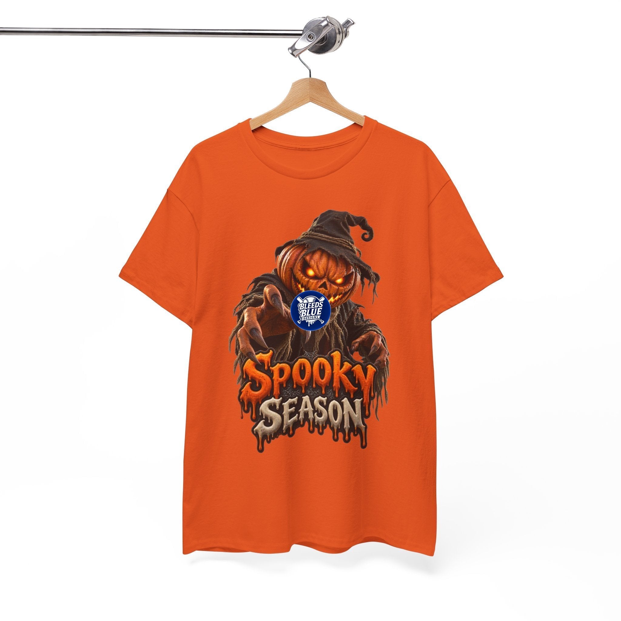 Spooky Season Pumpkin Head Scarecrow T-Shirt