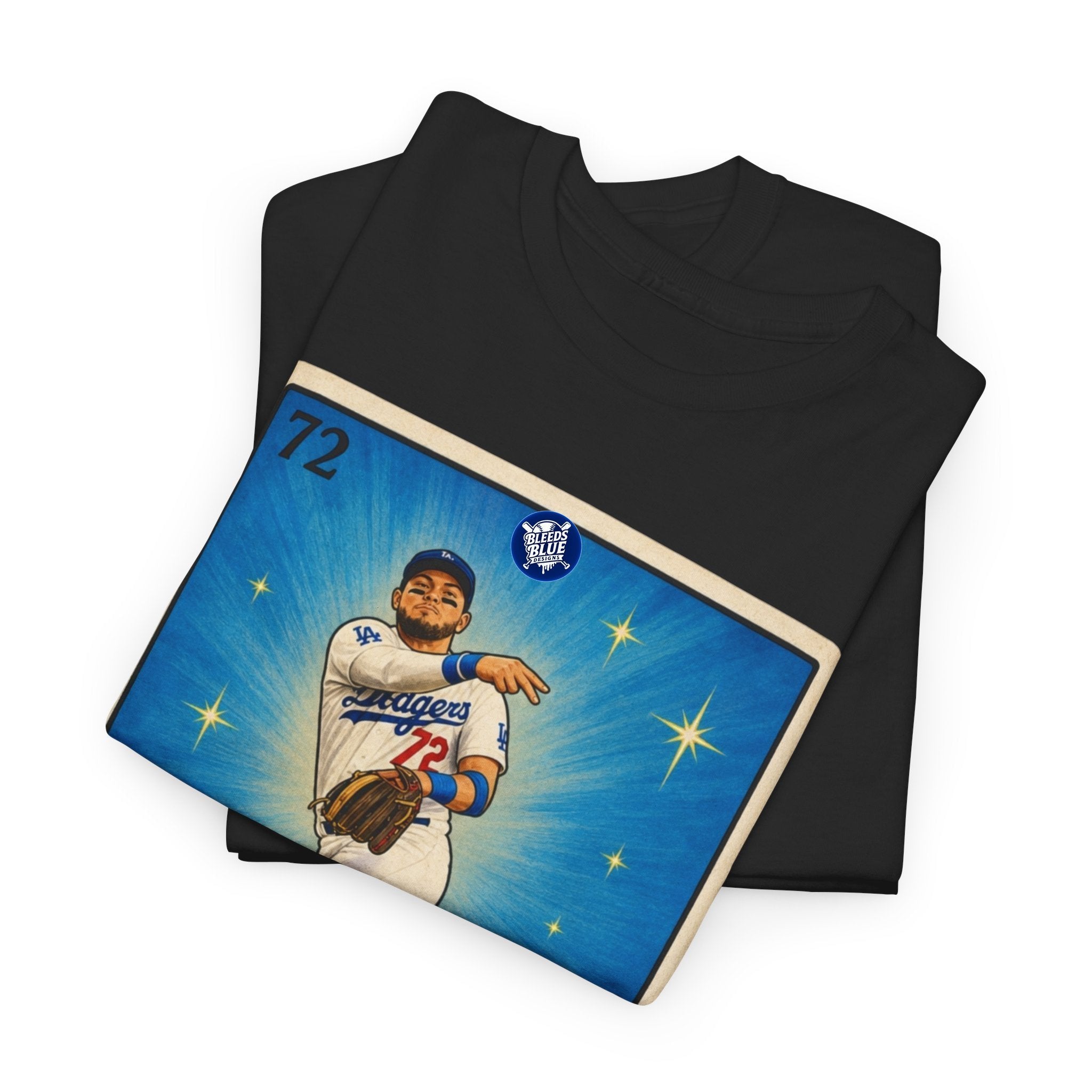 El Mago Loteria Card Tee — Lotería Style Miguel Rojas Graphic T-Shirt