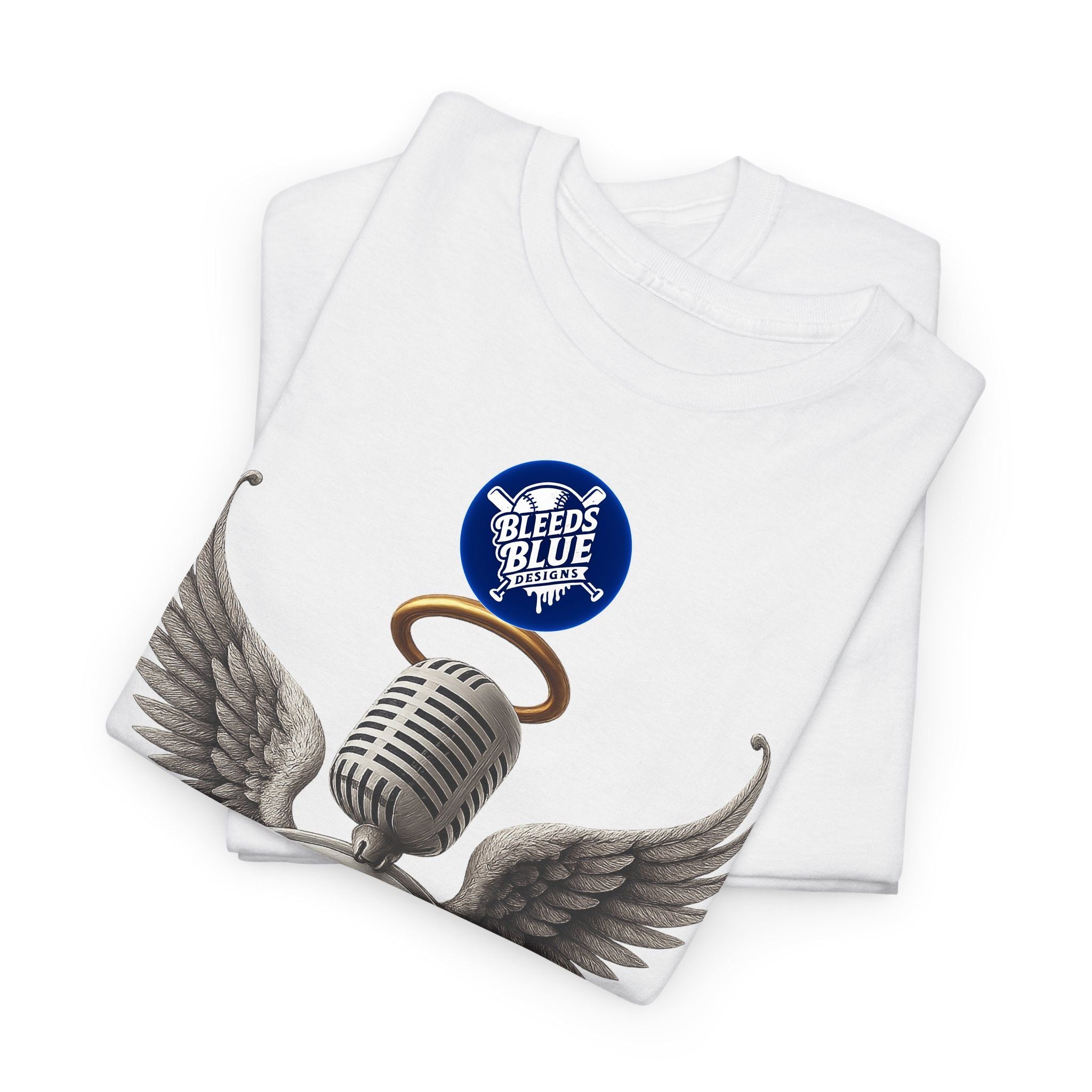 Vin Scully Tribute Tee Shirt - Unisex Heavy Cotton Casual Fit
