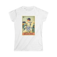 Sasaki Bailalo Roki Loteria Card Tee Shirt - Women's Soft Style Casual Fit