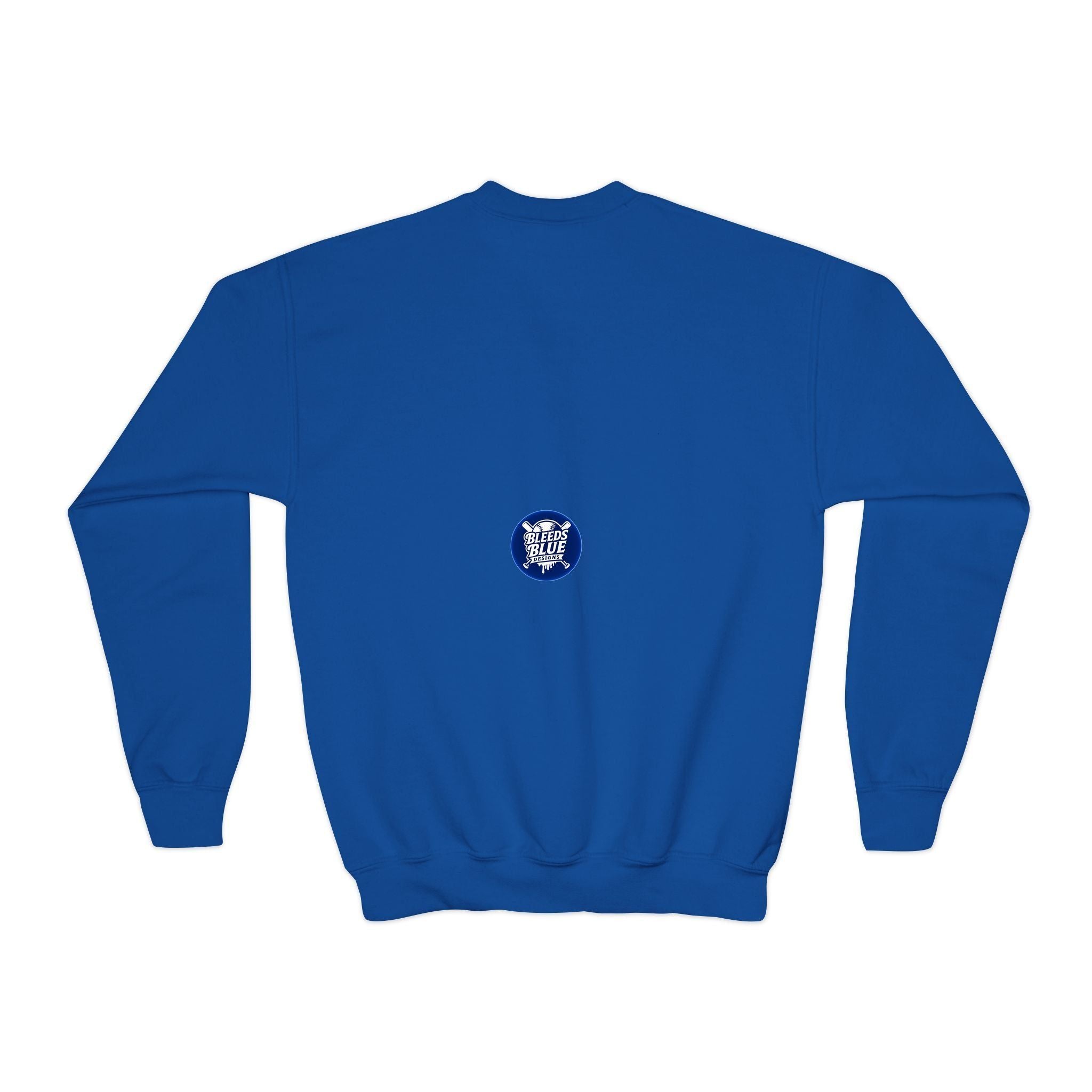 Blue Crew Koala Mascot Sweatshirt — Youth Crewneck Sweatshirt