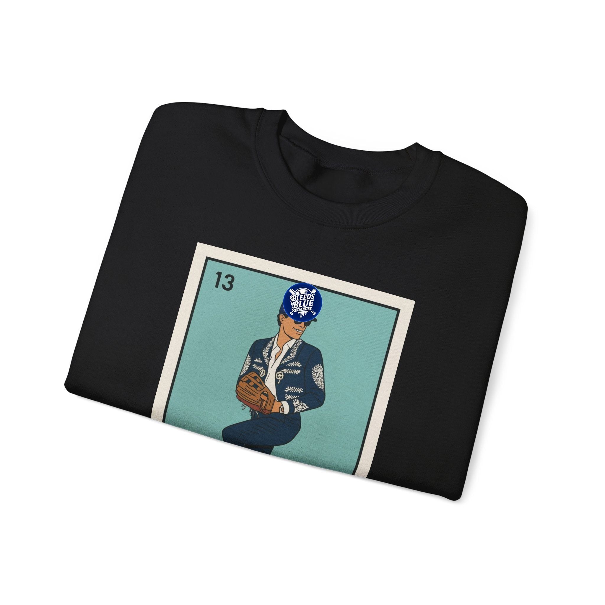 El Mariachi Lotería Card Kelly Team Pride - Adult Crewneck Sweatshirt