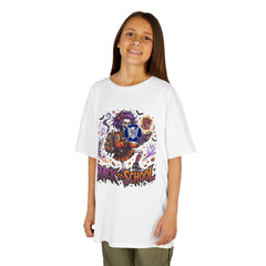 Kids Tee — Spooky 'Back to School' Monster Backpack Design