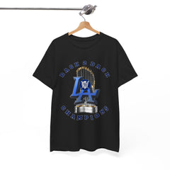 LA Back-to-Back Champions T-Shirt — Baseball World Series Trophy Tee