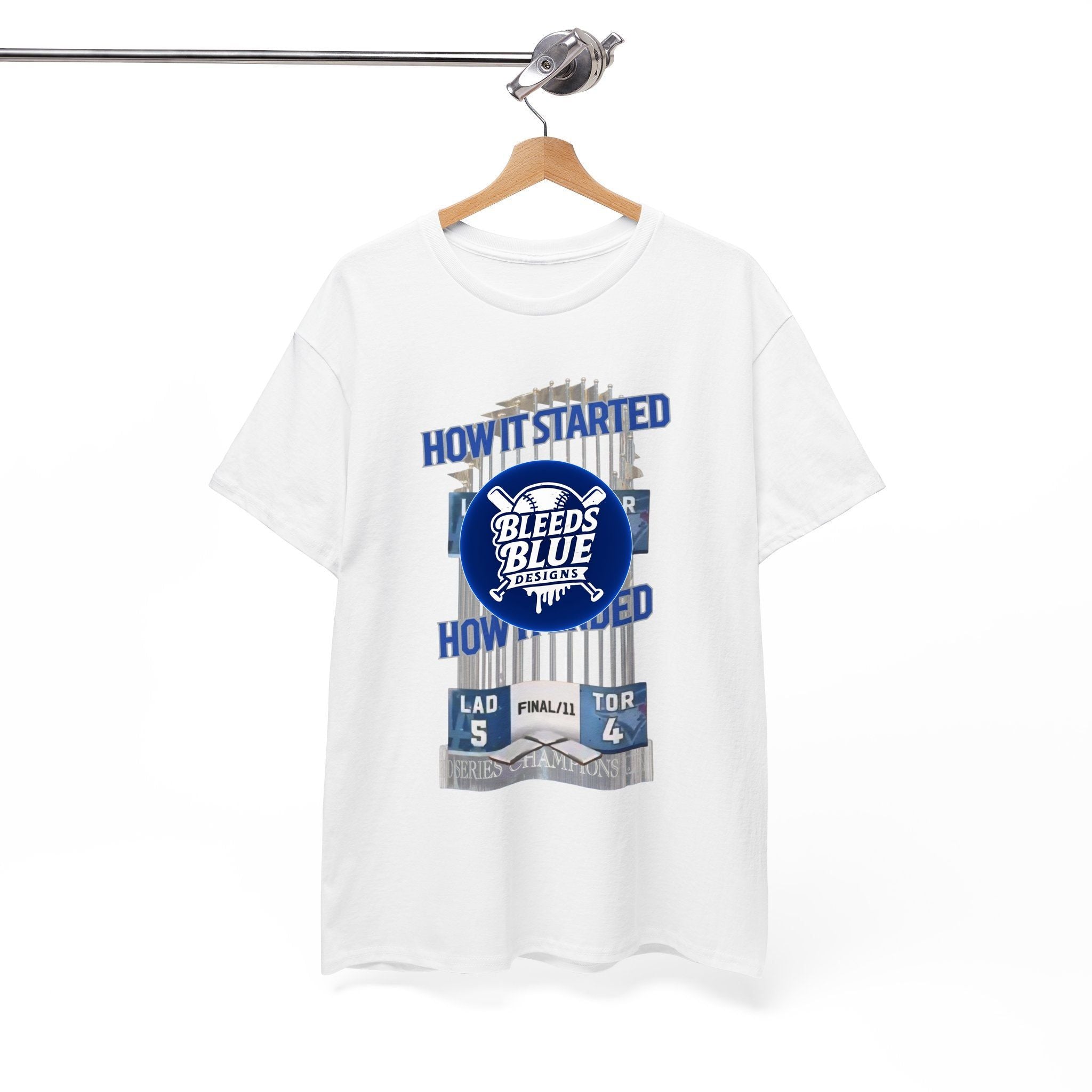 How It Started How It Ended Tee Shirt - Unisex Heavy Cotton Casual Fit