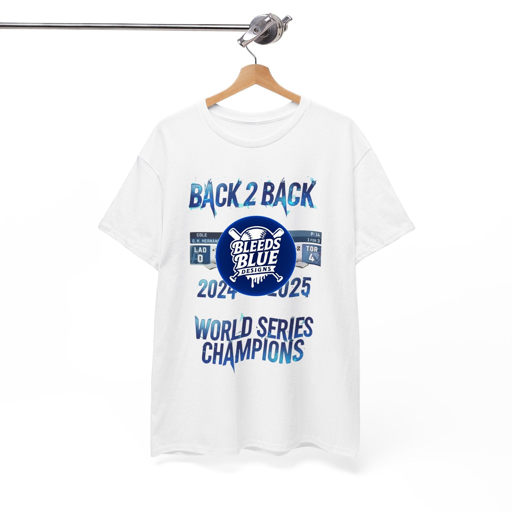 Back 2 Back Champions Tee Shirt - Unisex Heavy Cotton Casual Fit