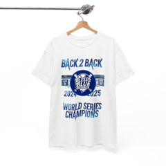 Back 2 Back Champions Tee Shirt - Unisex Heavy Cotton Casual Fit