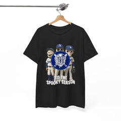 Tis the Spooky Season Dodgers Trio Tee Shirt - Unisex Heavy Cotton Casual Fit
