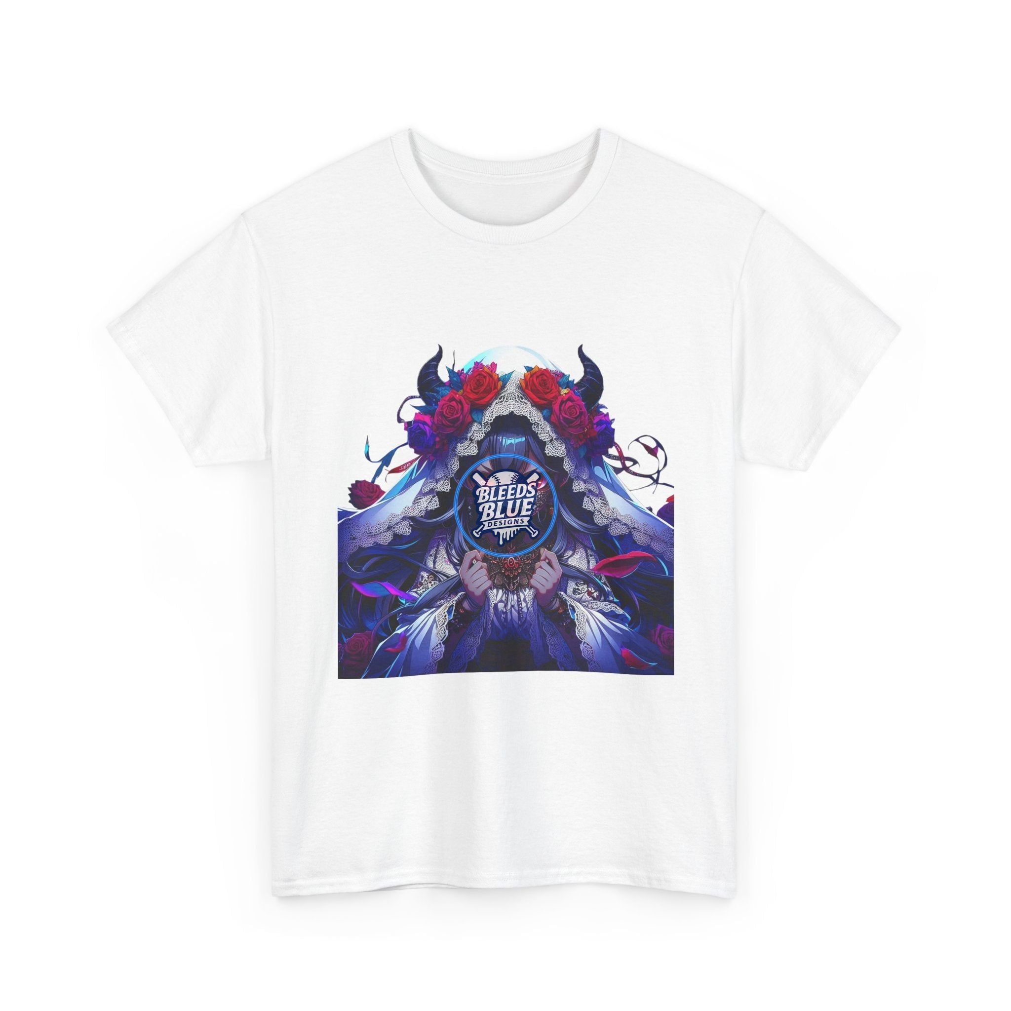 Halloween Spooky La Llorona Anime Tee Shirt - Unisex Heavy Cotton Casual Fit